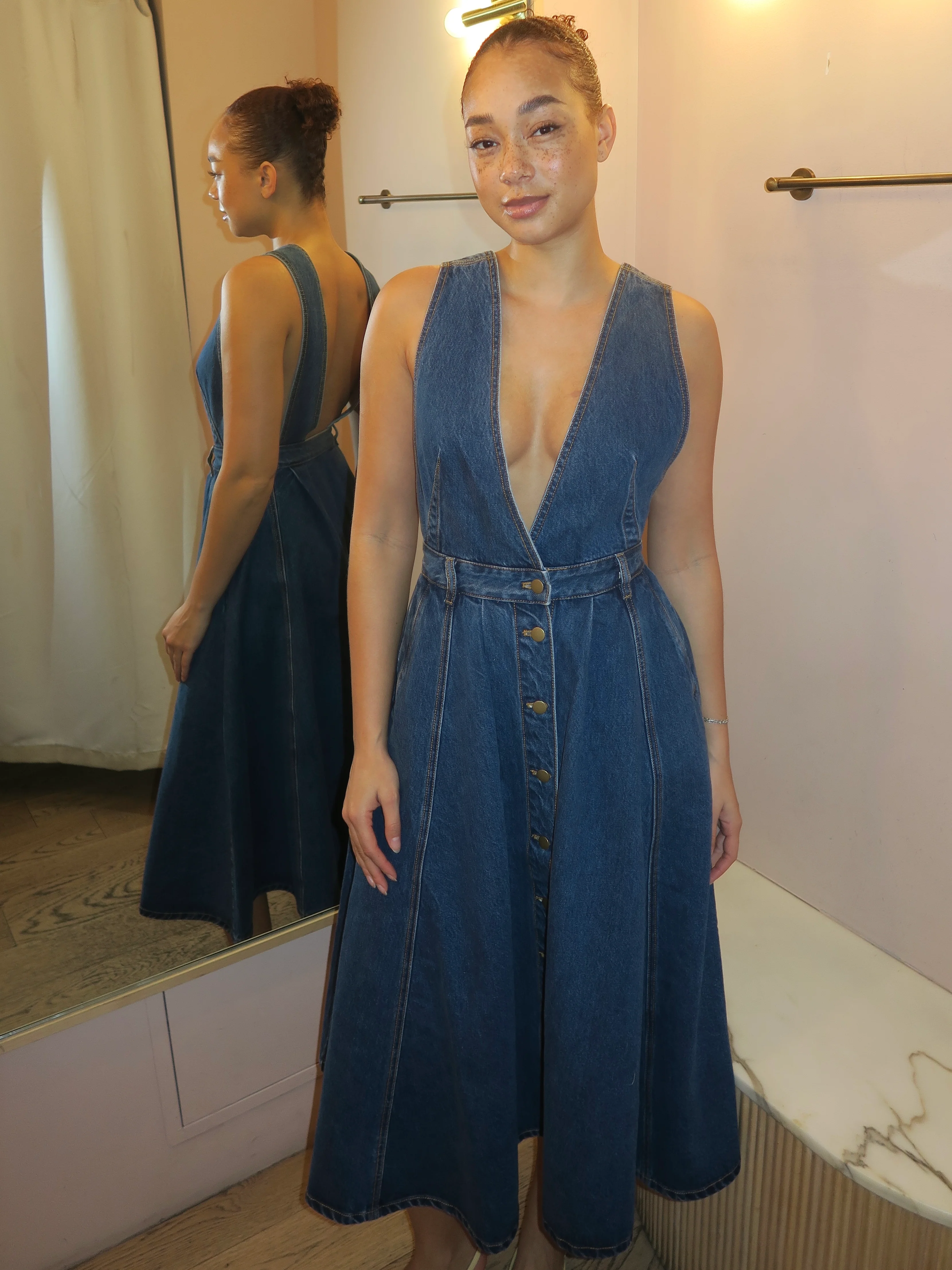 Lucien Dress in Indigo Wash - Image 2