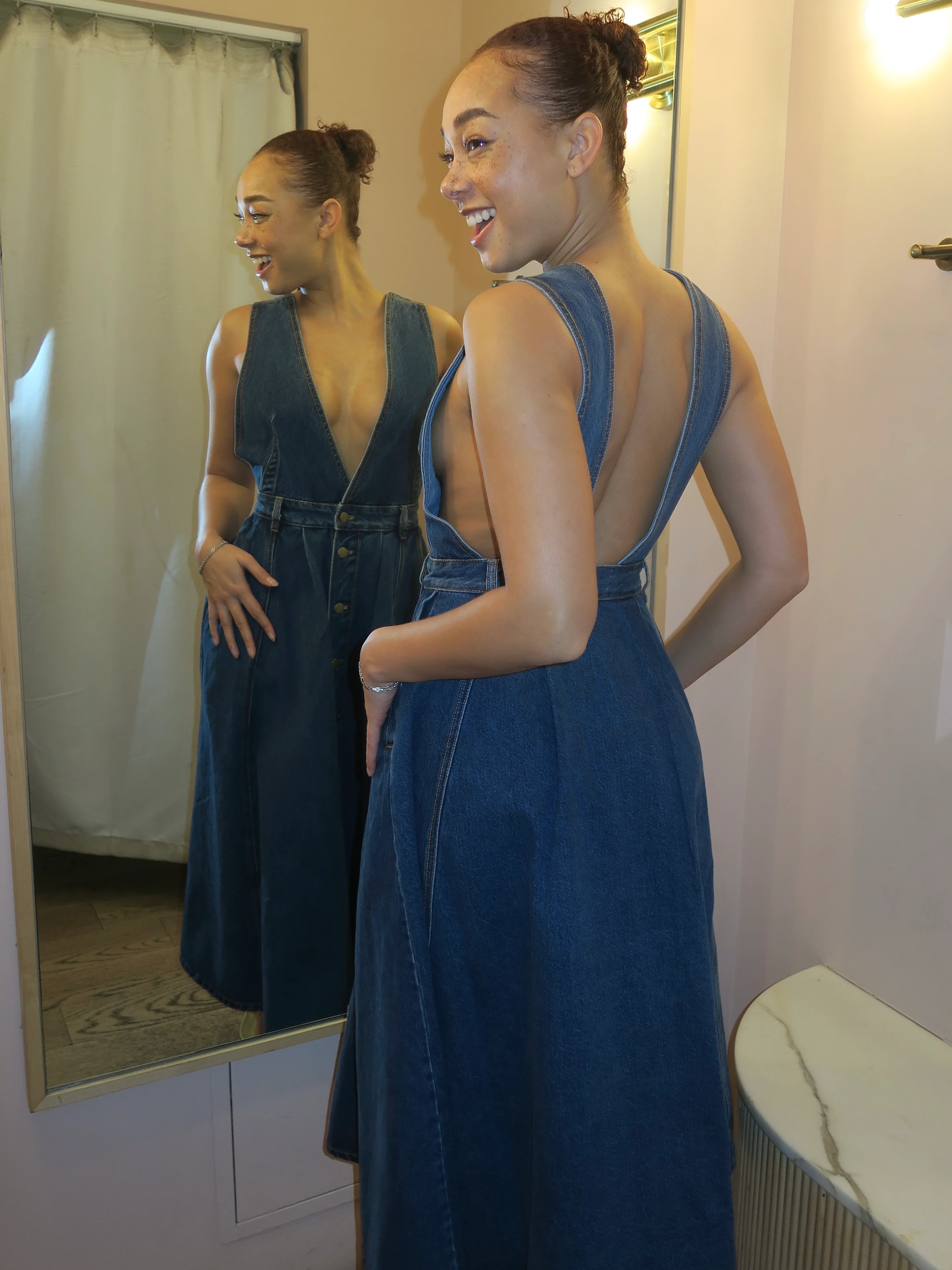 Lucien Dress in Indigo Wash - Image 3