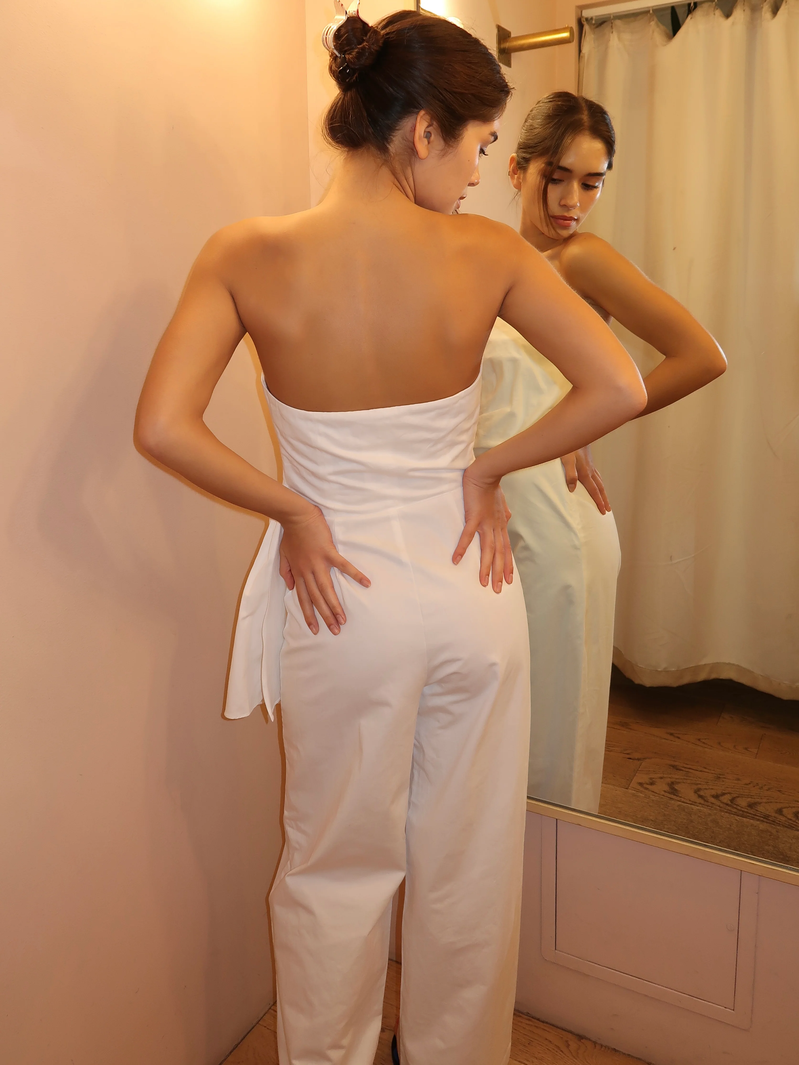 Maciel Jumpsuit in White - Image 3