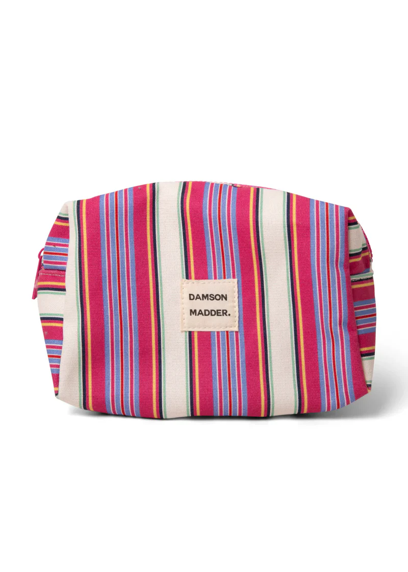 Make Up Bag in Pink Stripe - Image 2
