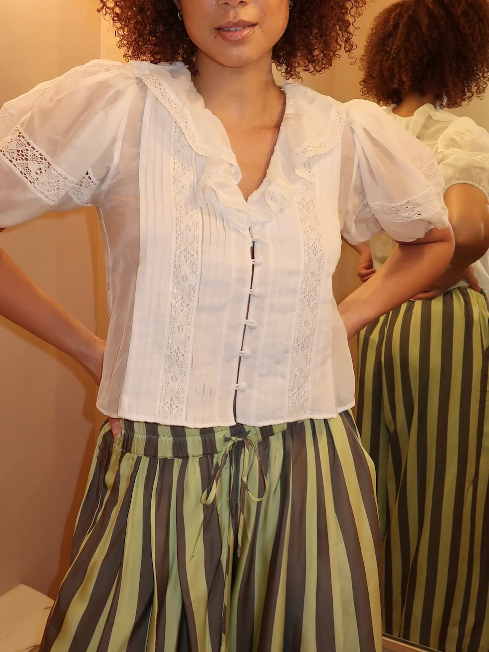 Mare Top in White - Image 2