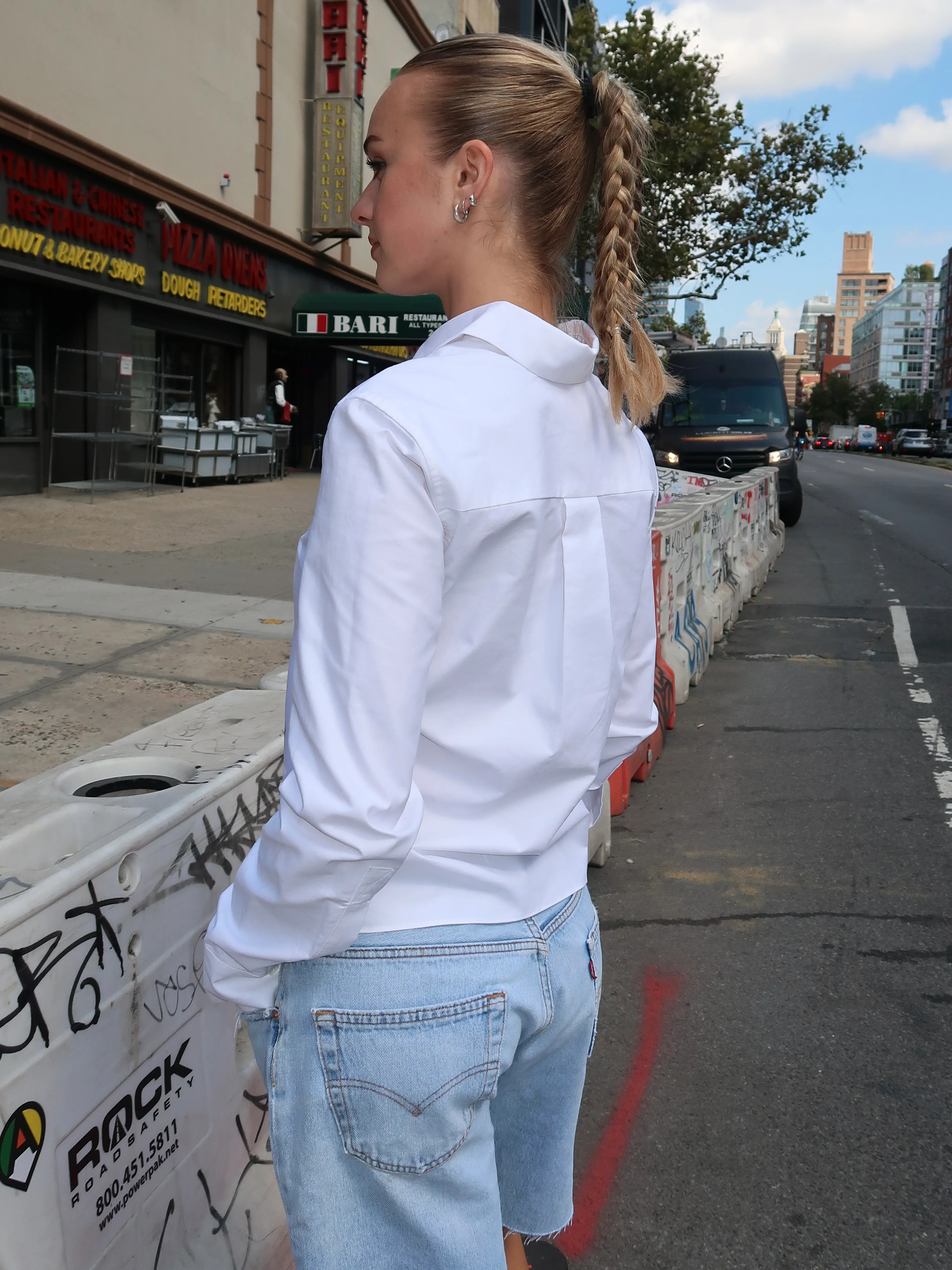 Martini Button Down in Off-White - Image 3