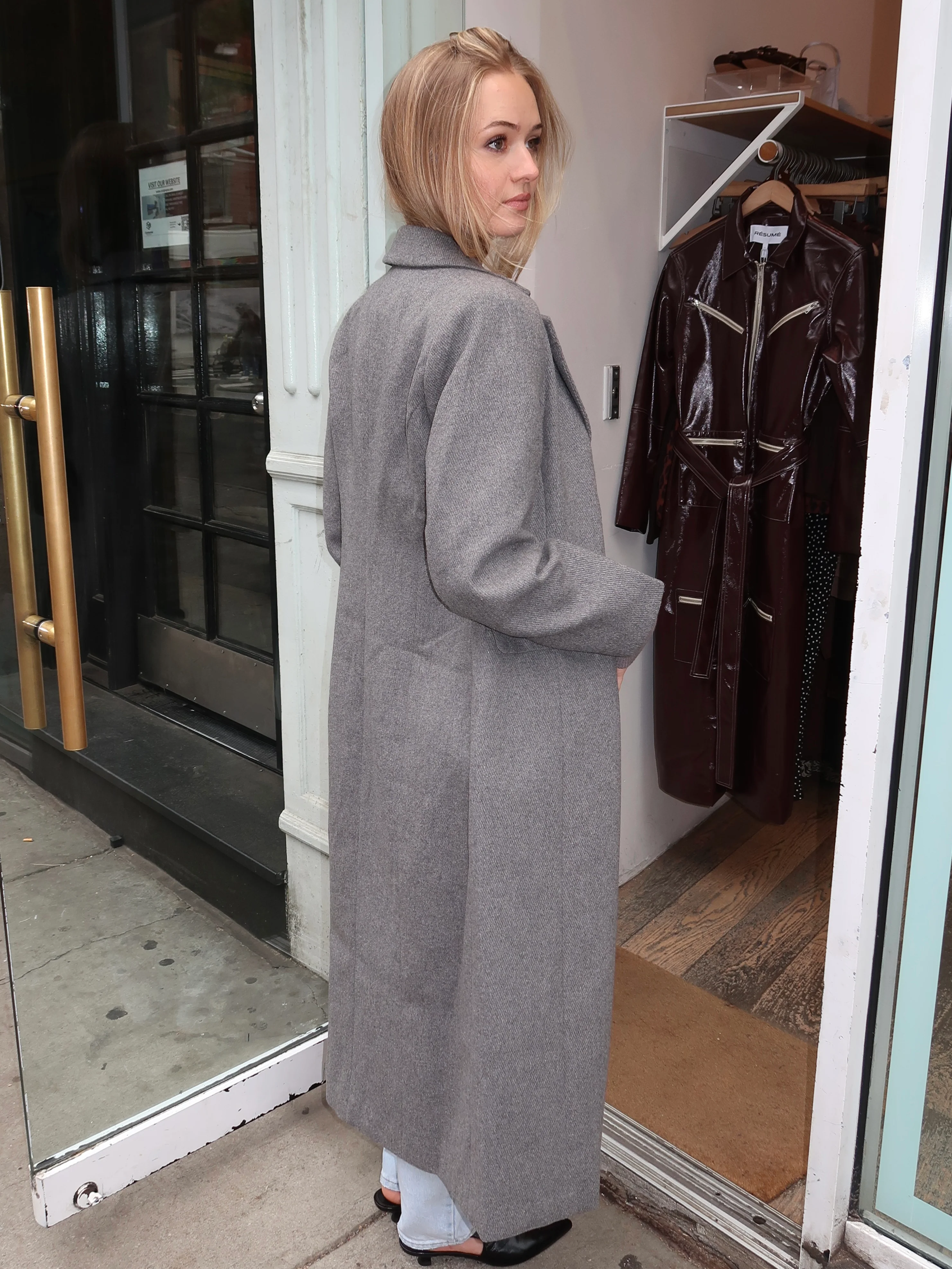 Melisse Coat in Grey - Image 3
