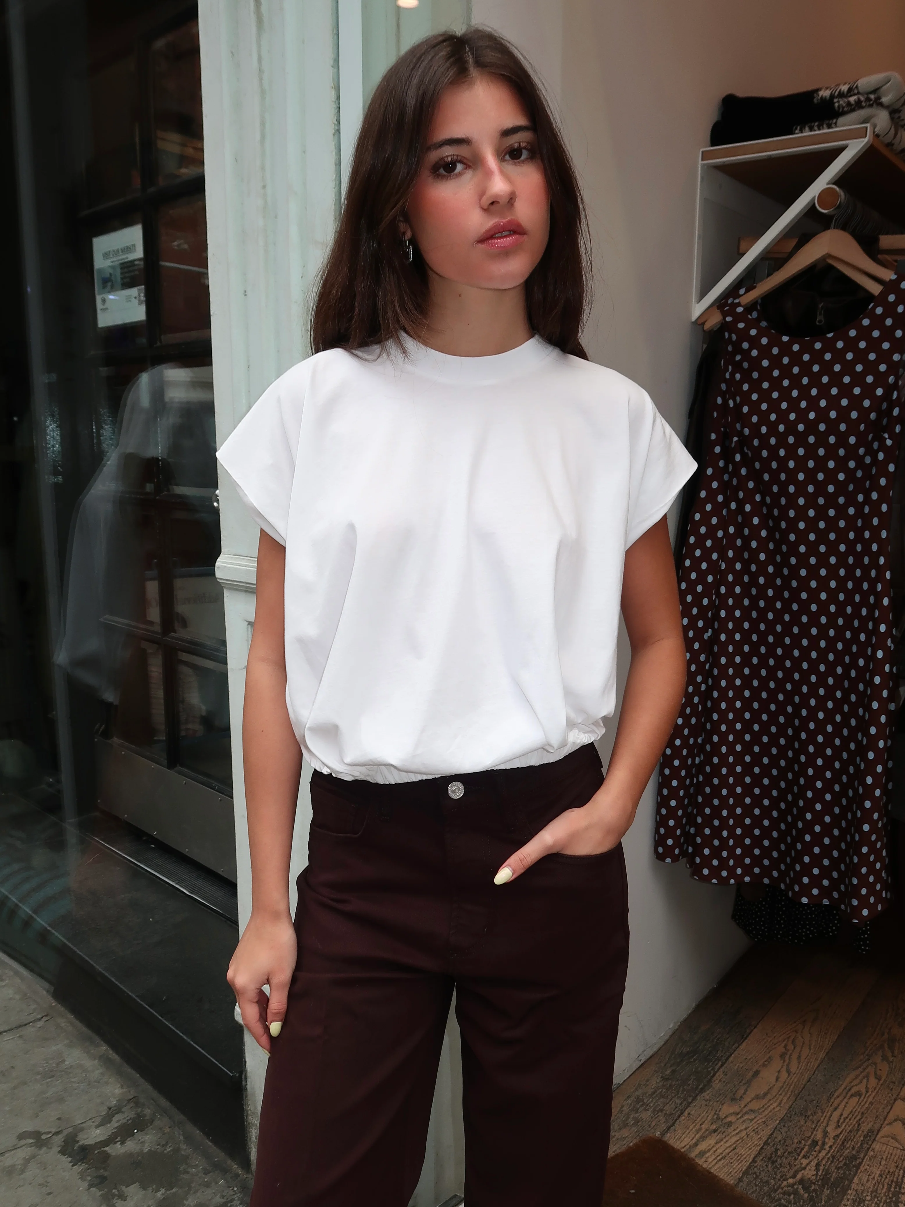 Millie Top in Le Blanc - Image 4