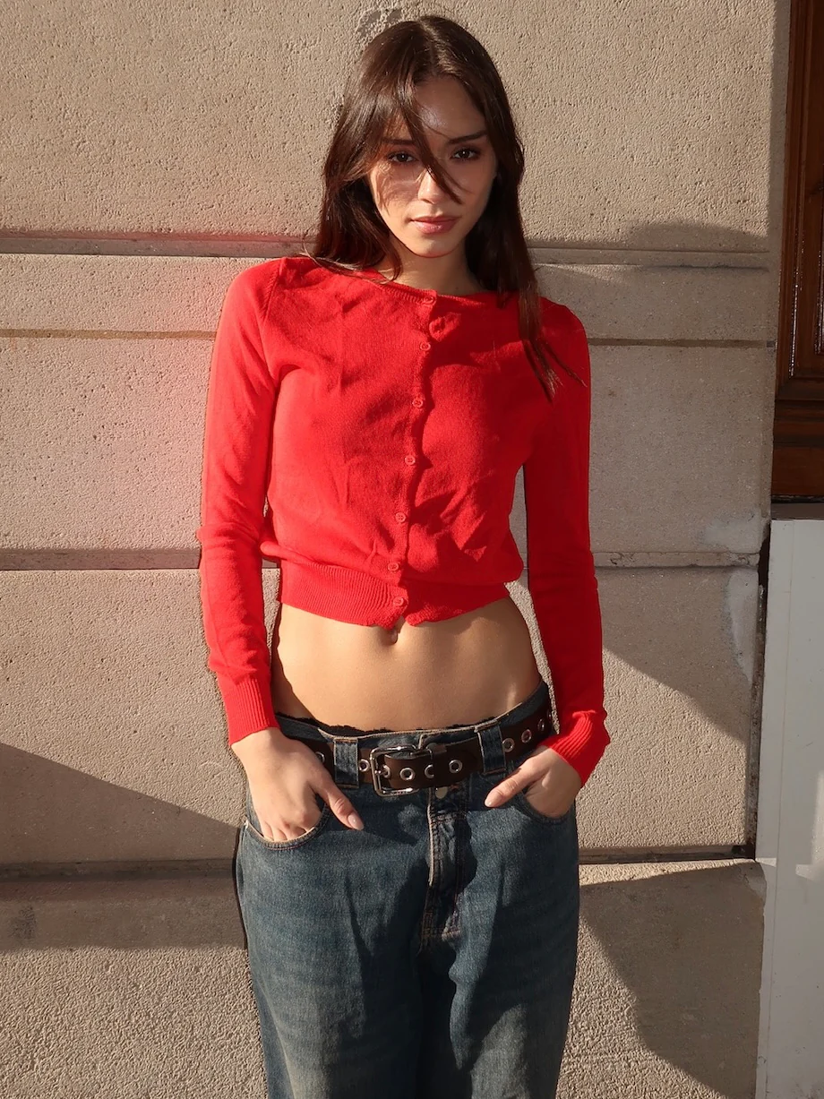 Monty Cardi in Cherry - Image 2