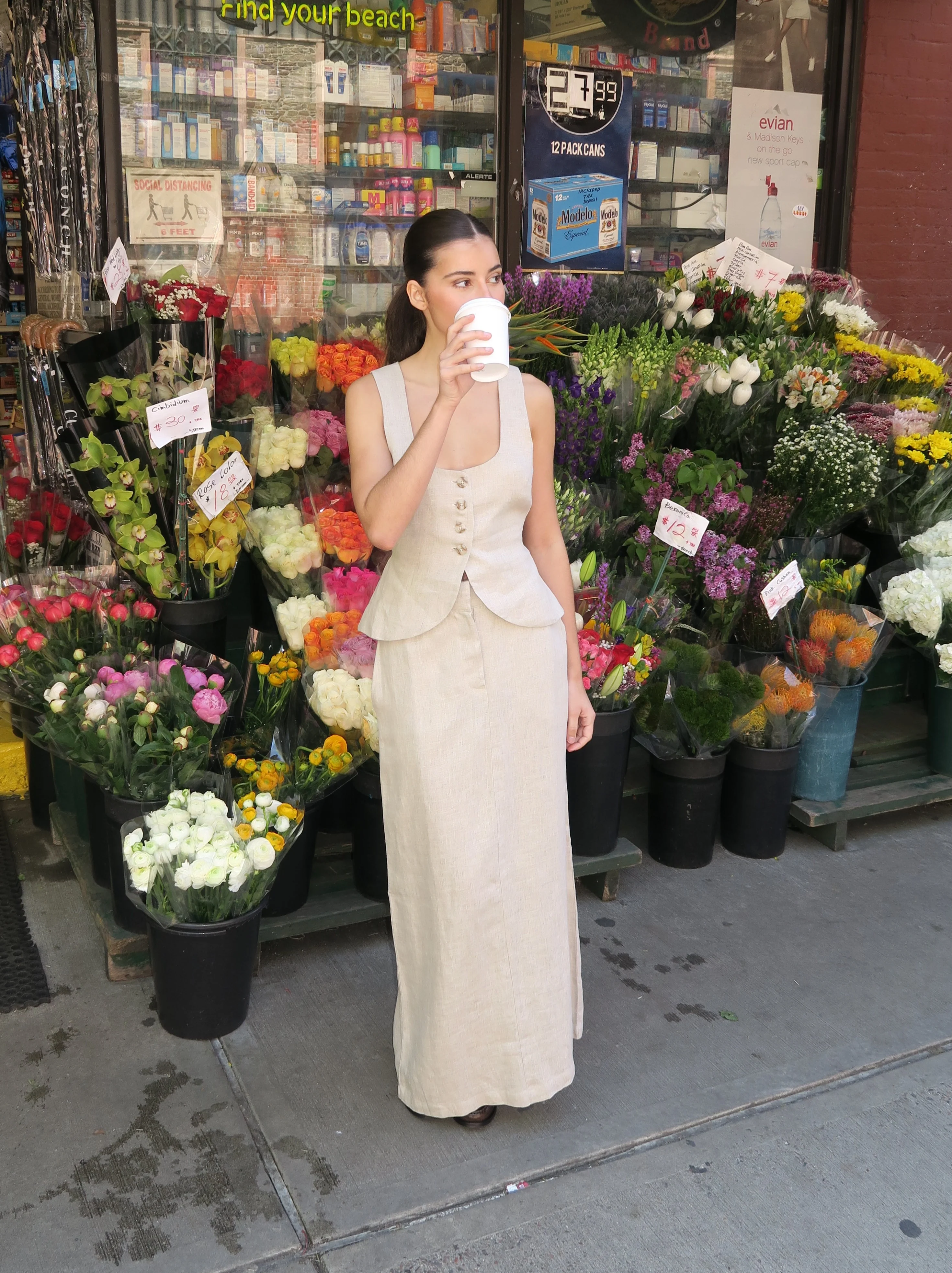 Nelli Skirt in Natural - Image 2