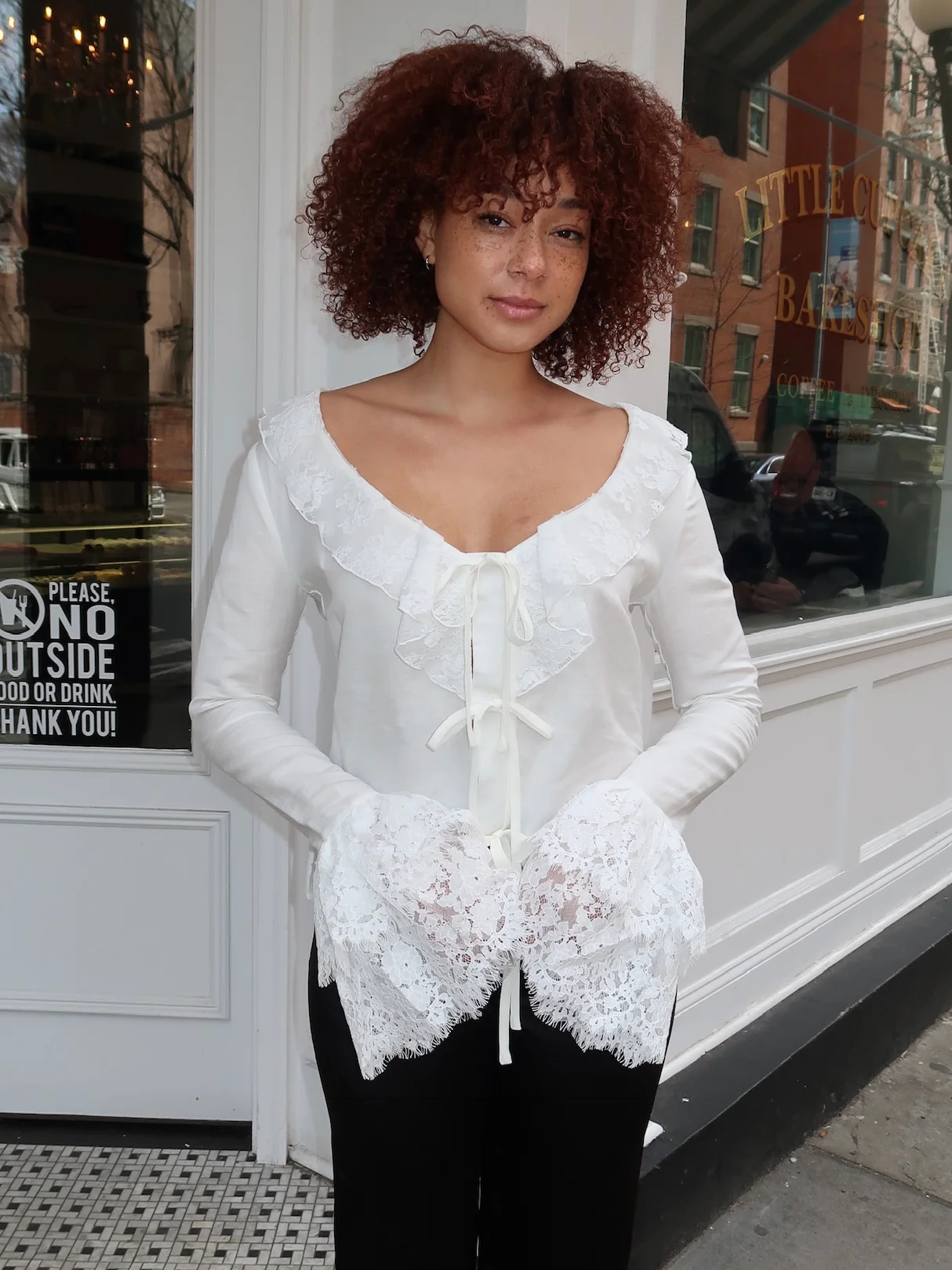 Nikki Top in White
