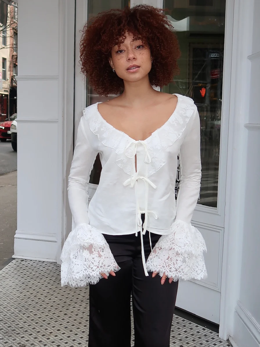 Nikki Top in White - Image 4