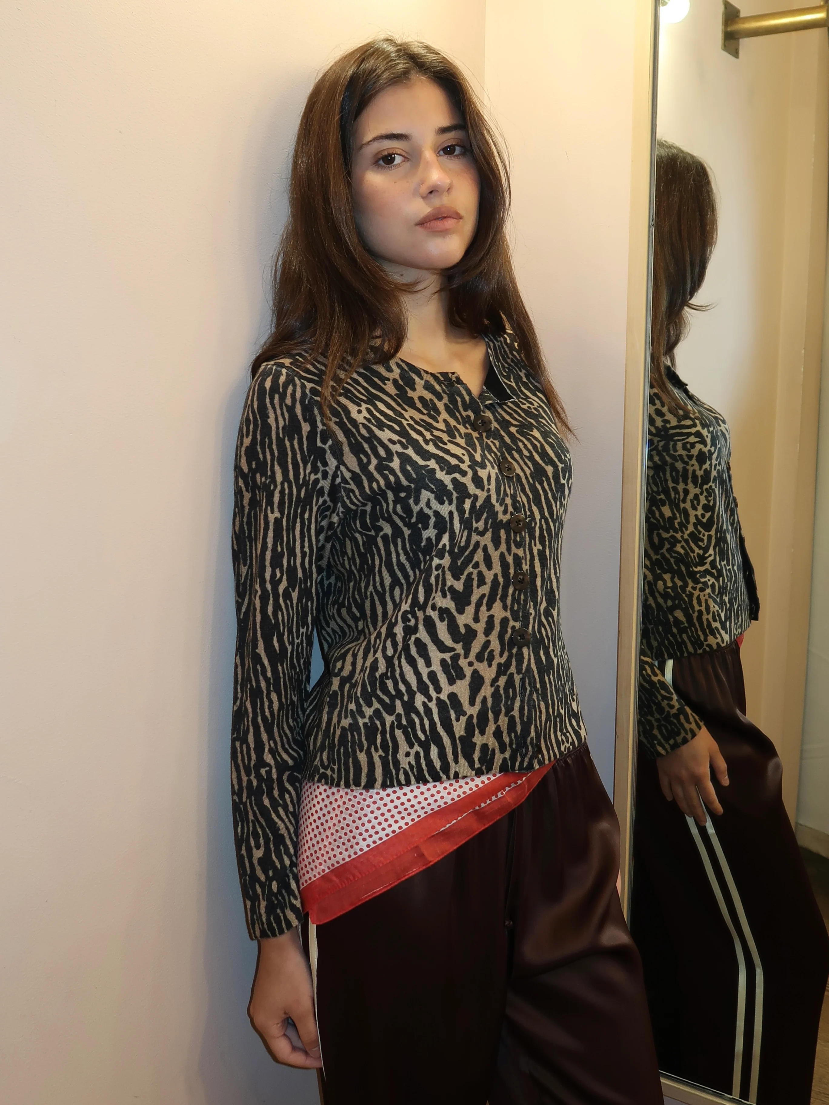 Peony Jumper Bohemia Leopard Brown - Image 2