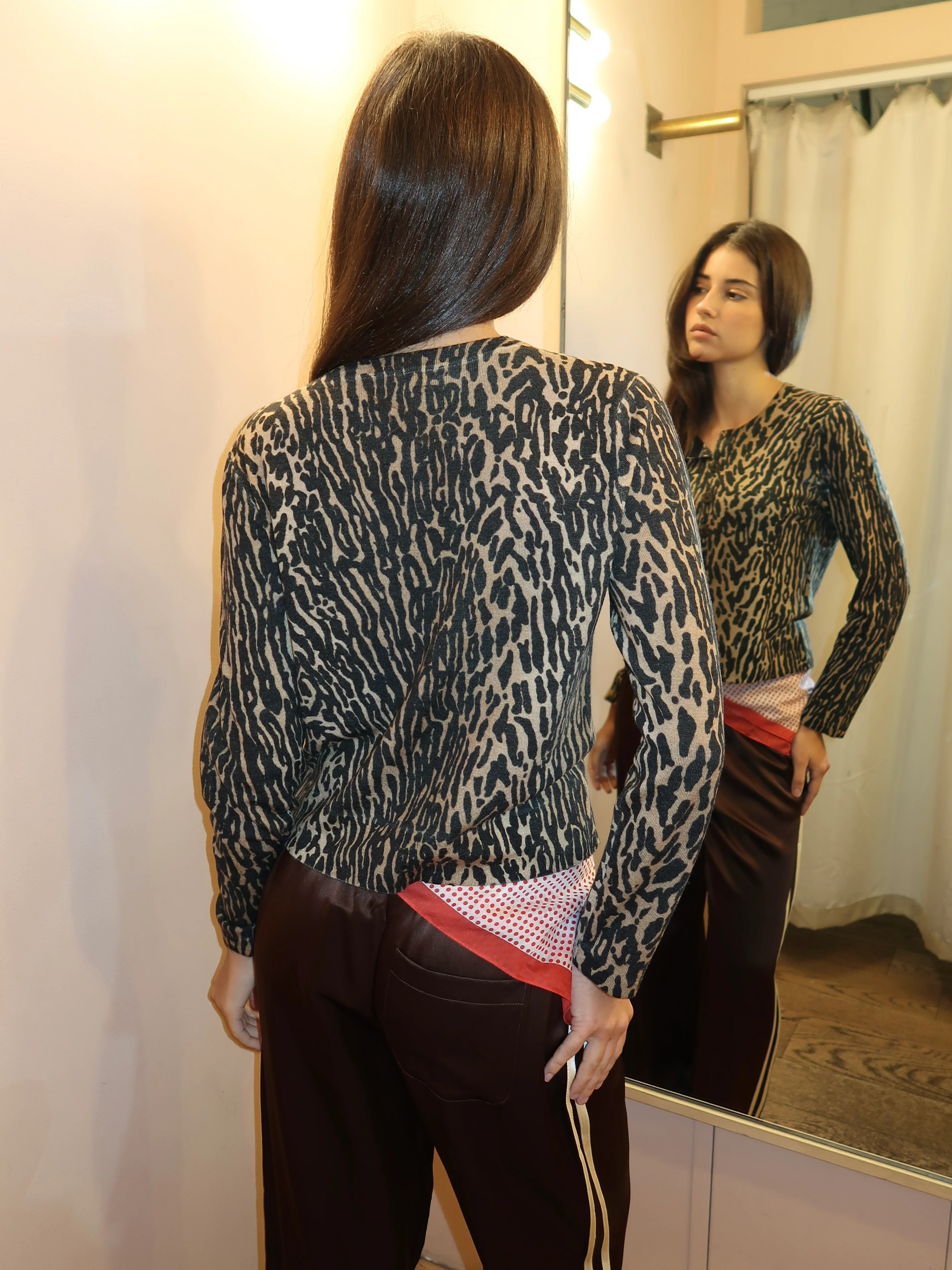 Peony Jumper Bohemia Leopard Brown - Image 3