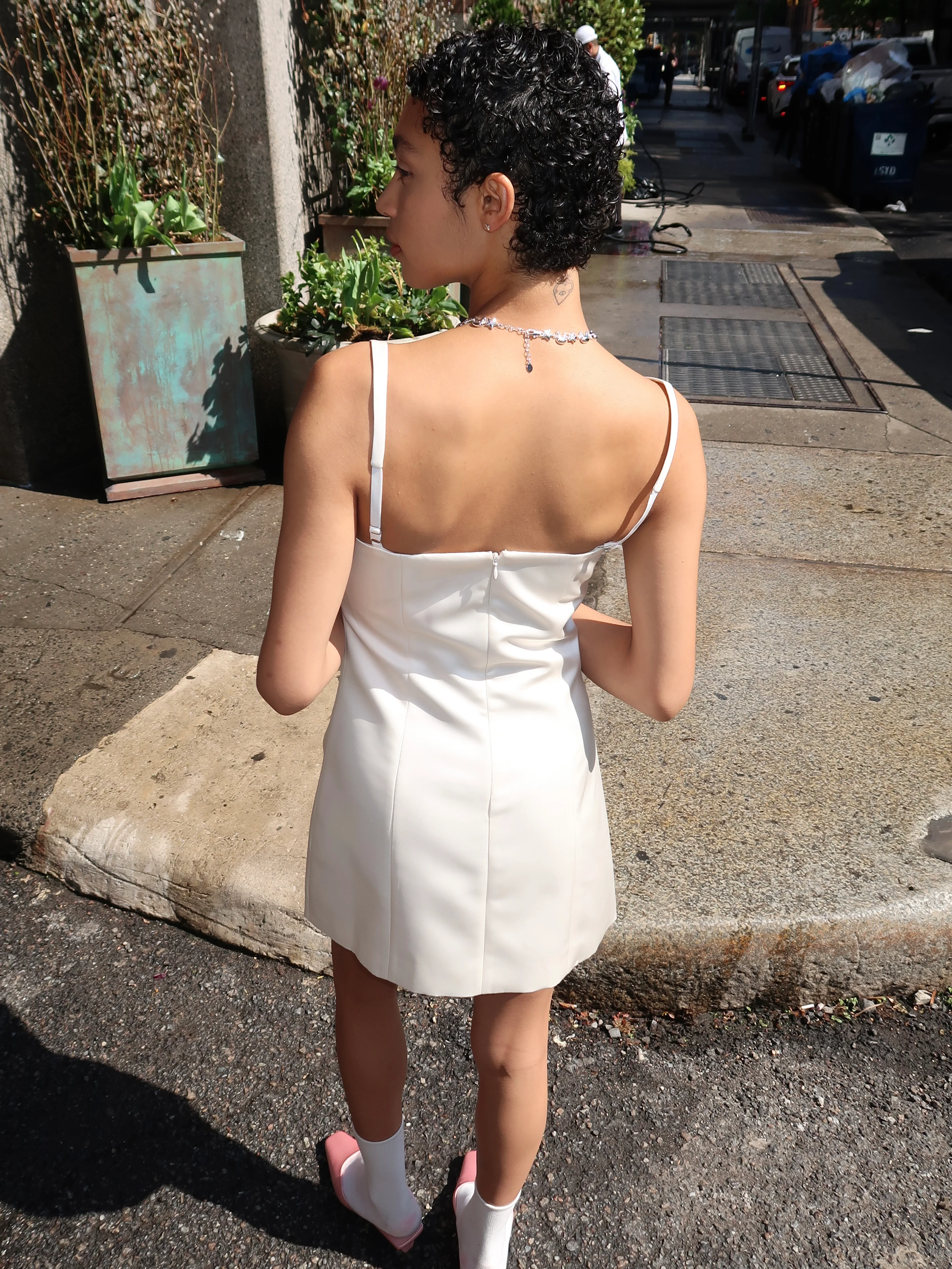 Perla Dress in Champagne - Image 3