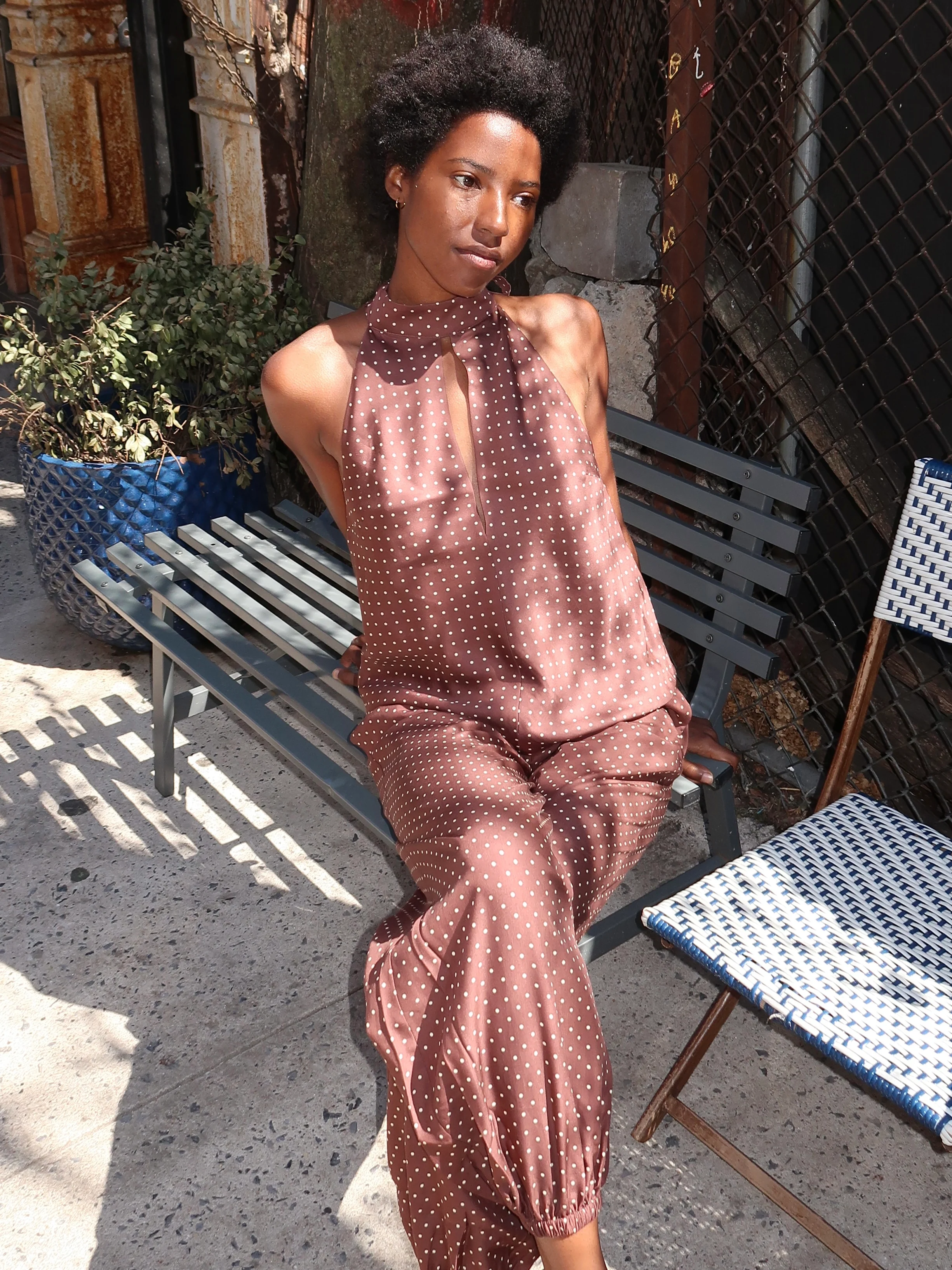 Phoebe Top in Choco Vanilla - Image 2