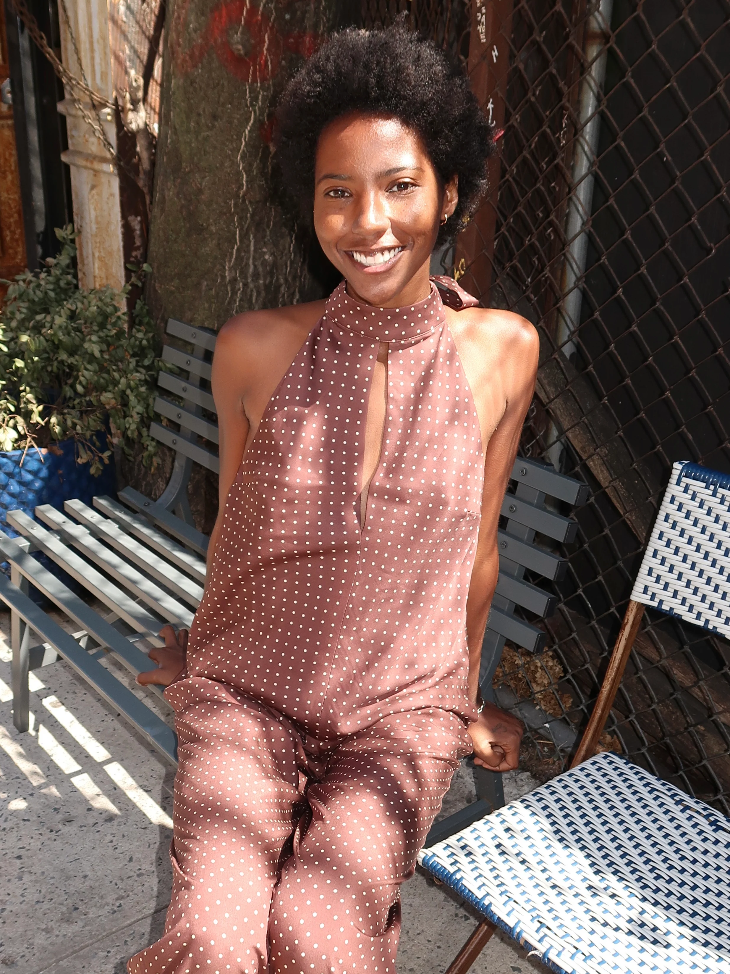 Phoebe Top in Choco Vanilla - Image 4