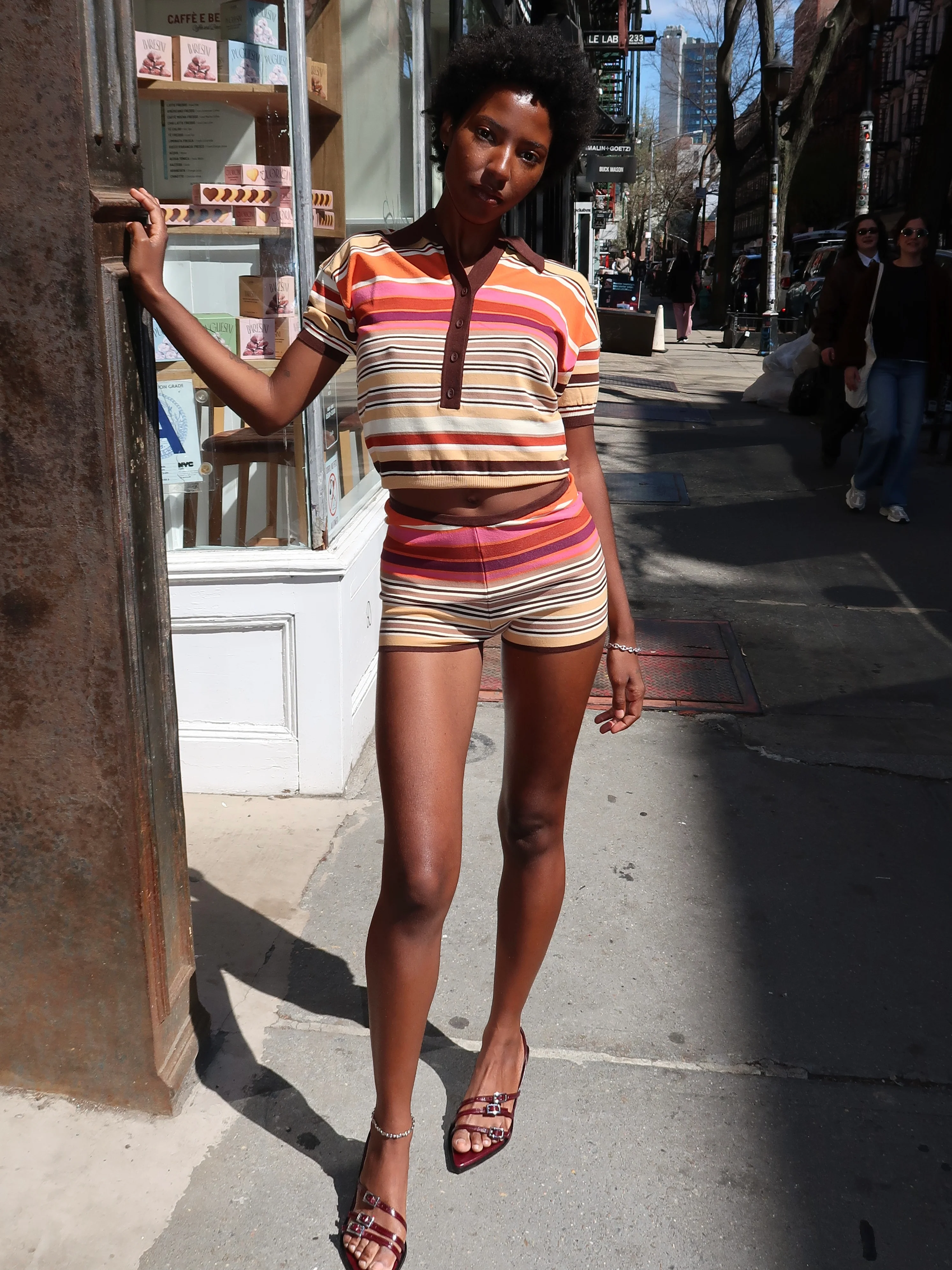Playa Mini Short in Murano Stripe