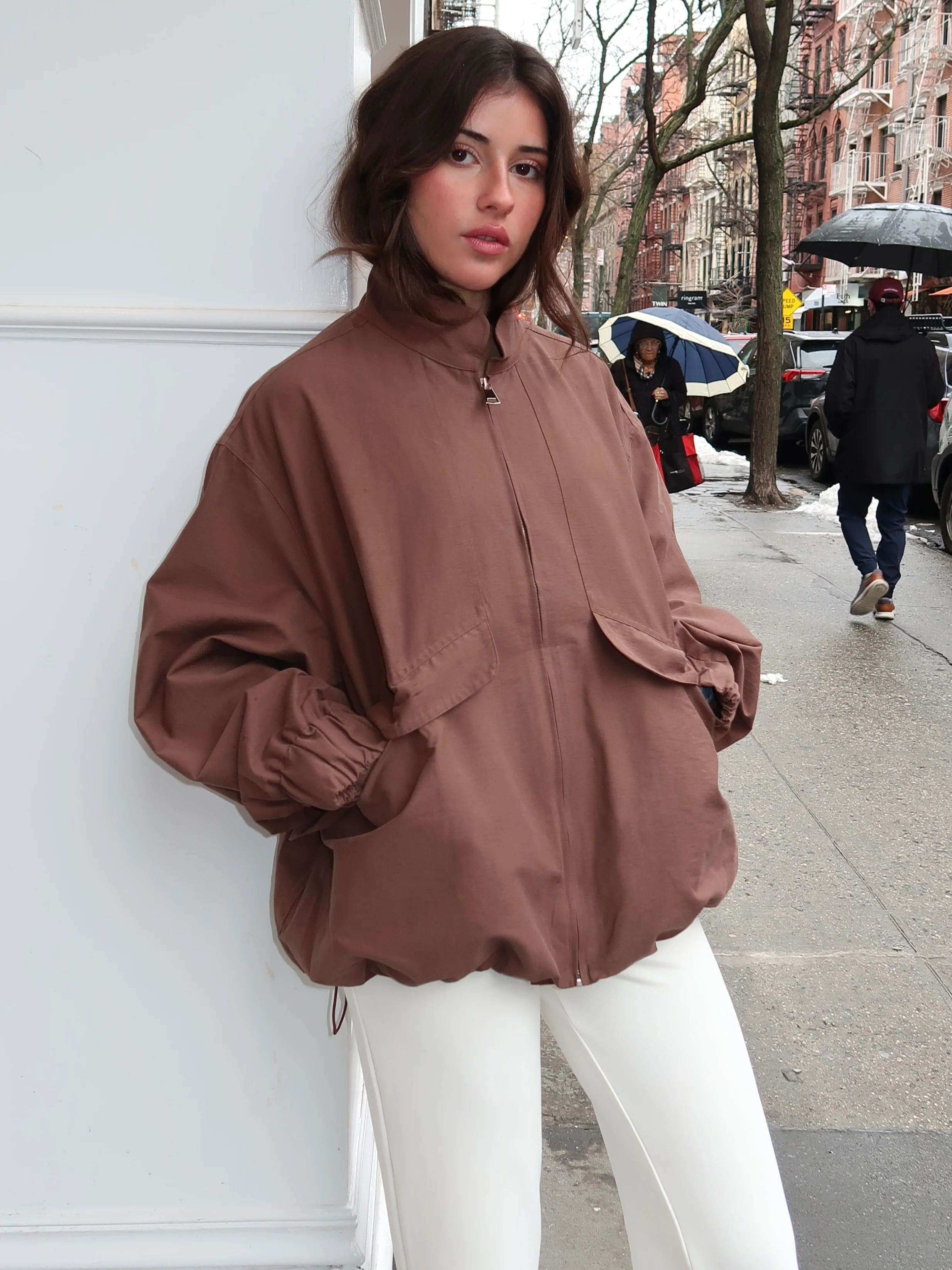 Sable Jacket in Chocolate Brown - Image 2