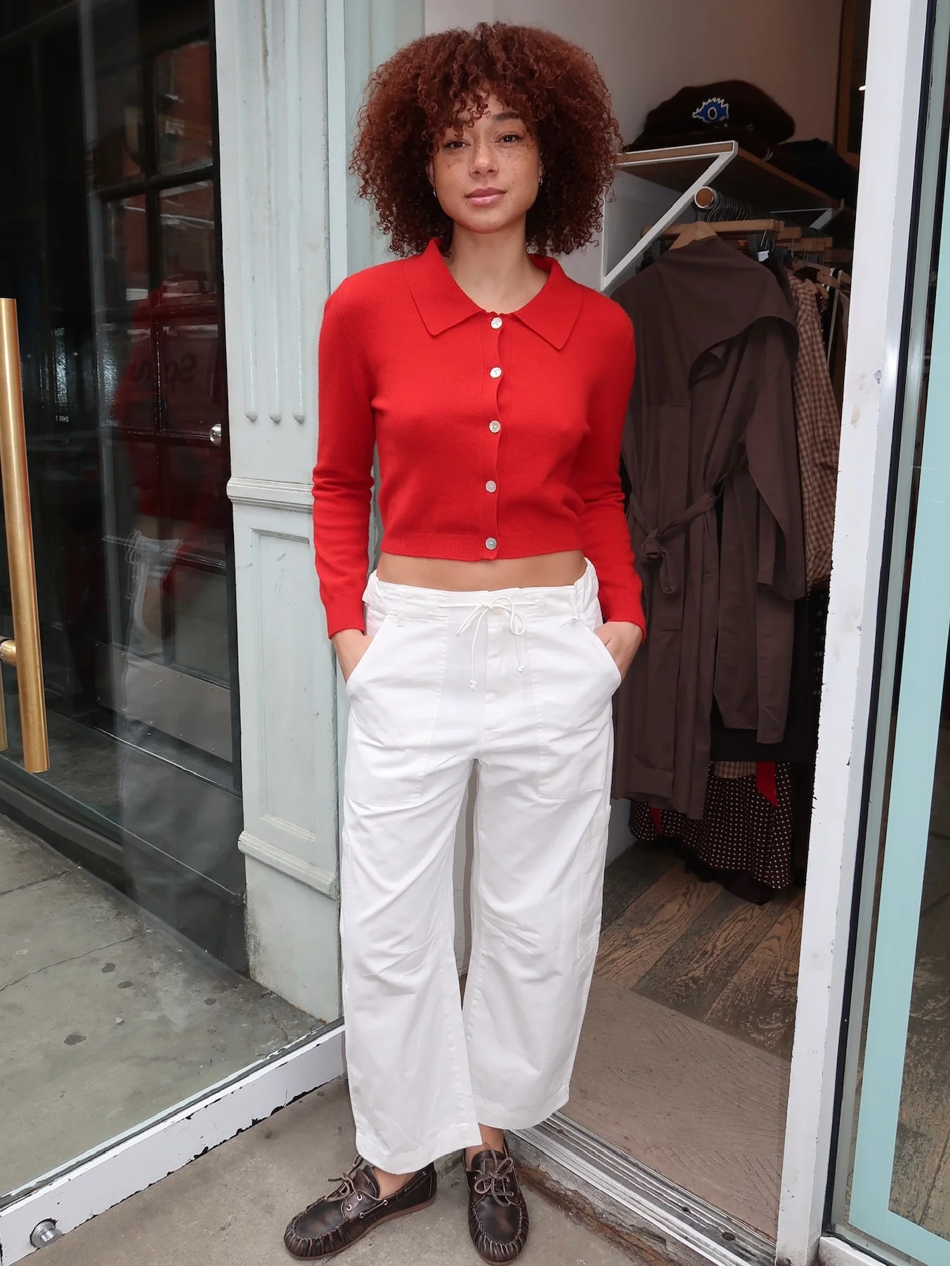 Sabrina Pants in White