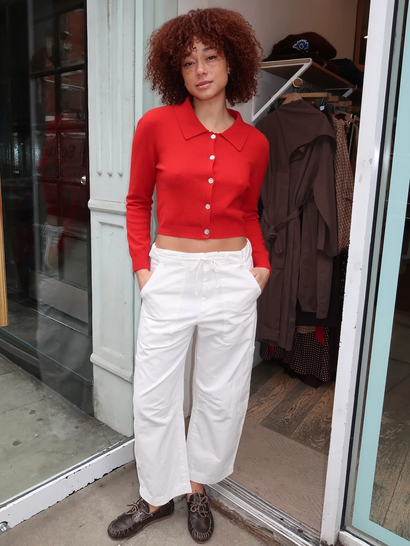 Sabrina Pants in White - Image 4