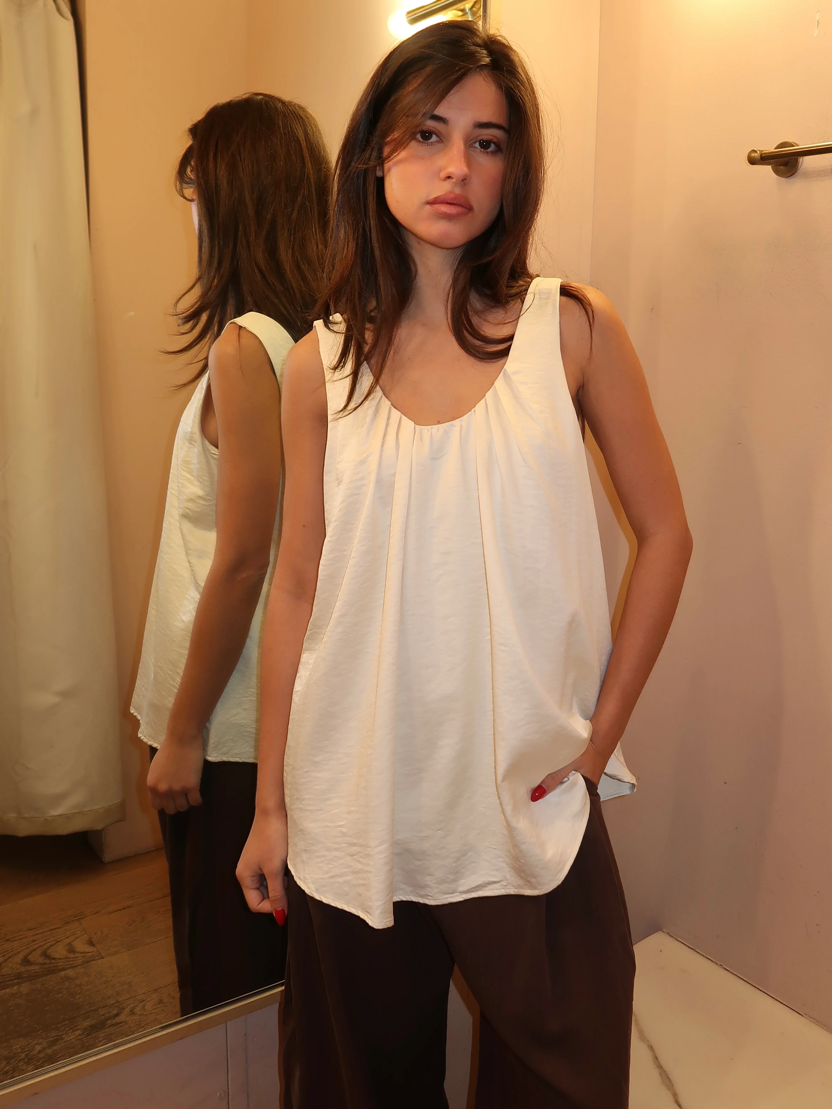 Santana Blouse in Cream