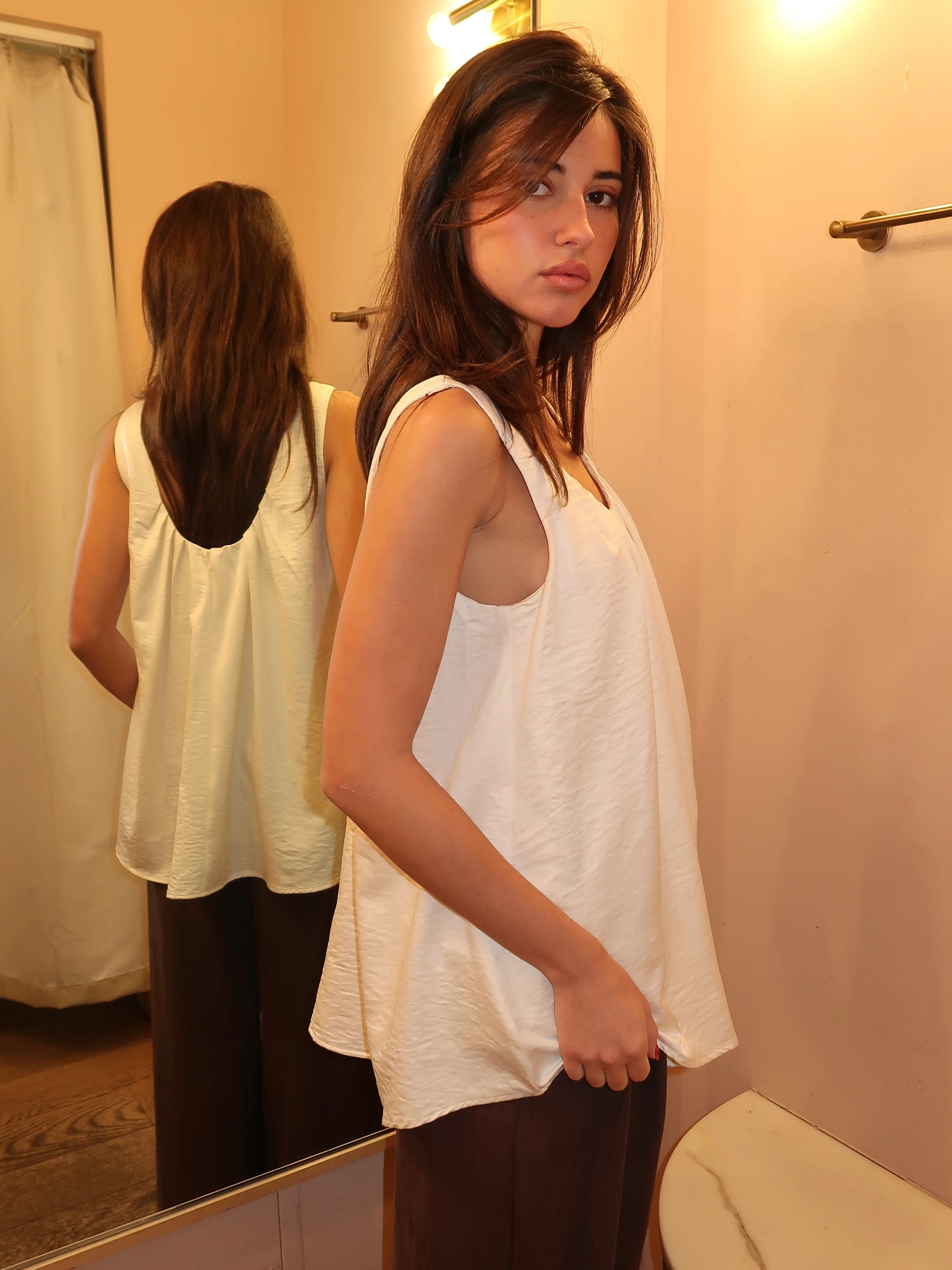 Santana Blouse in Cream - Image 2