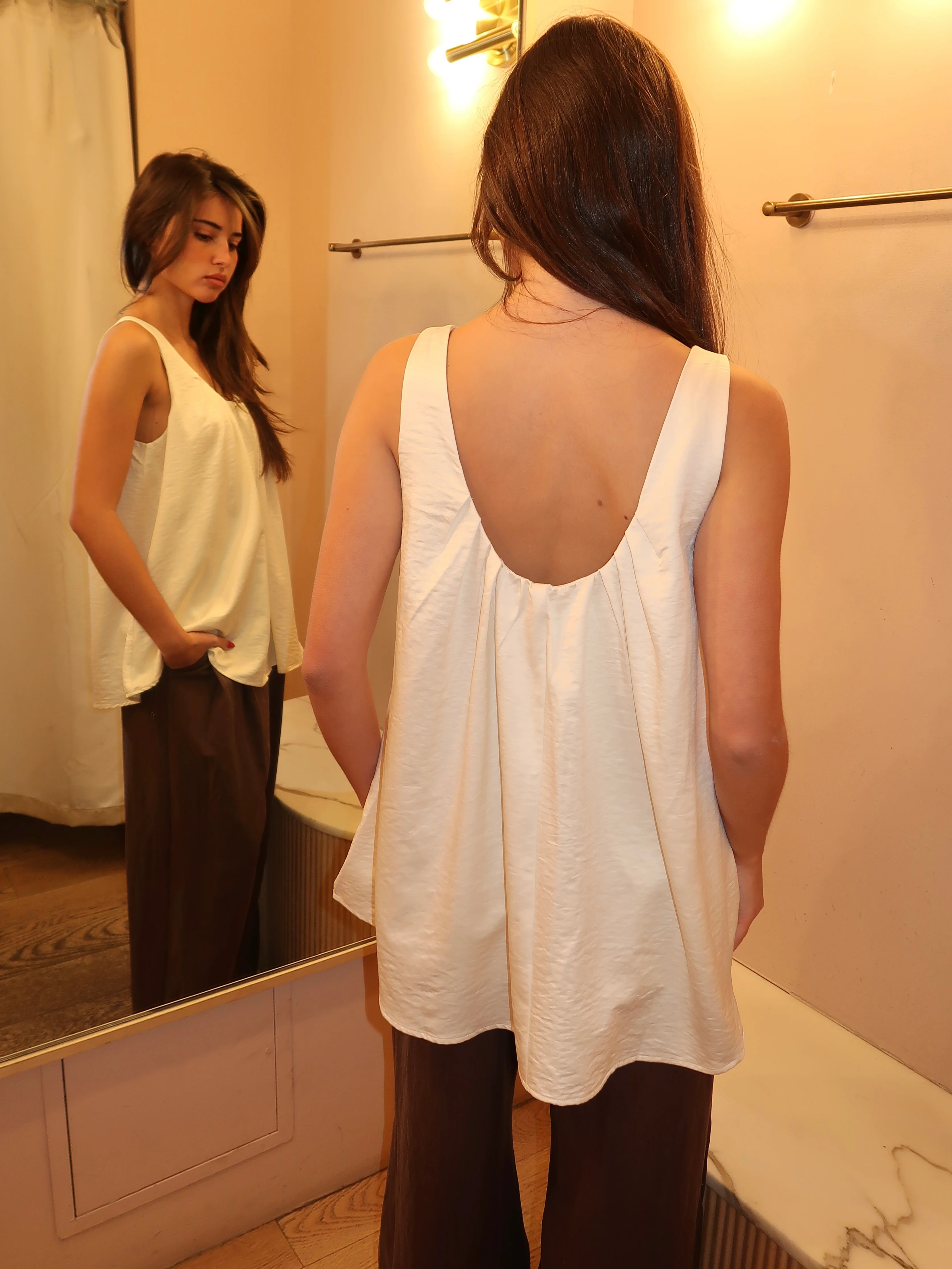 Santana Blouse in Cream - Image 3