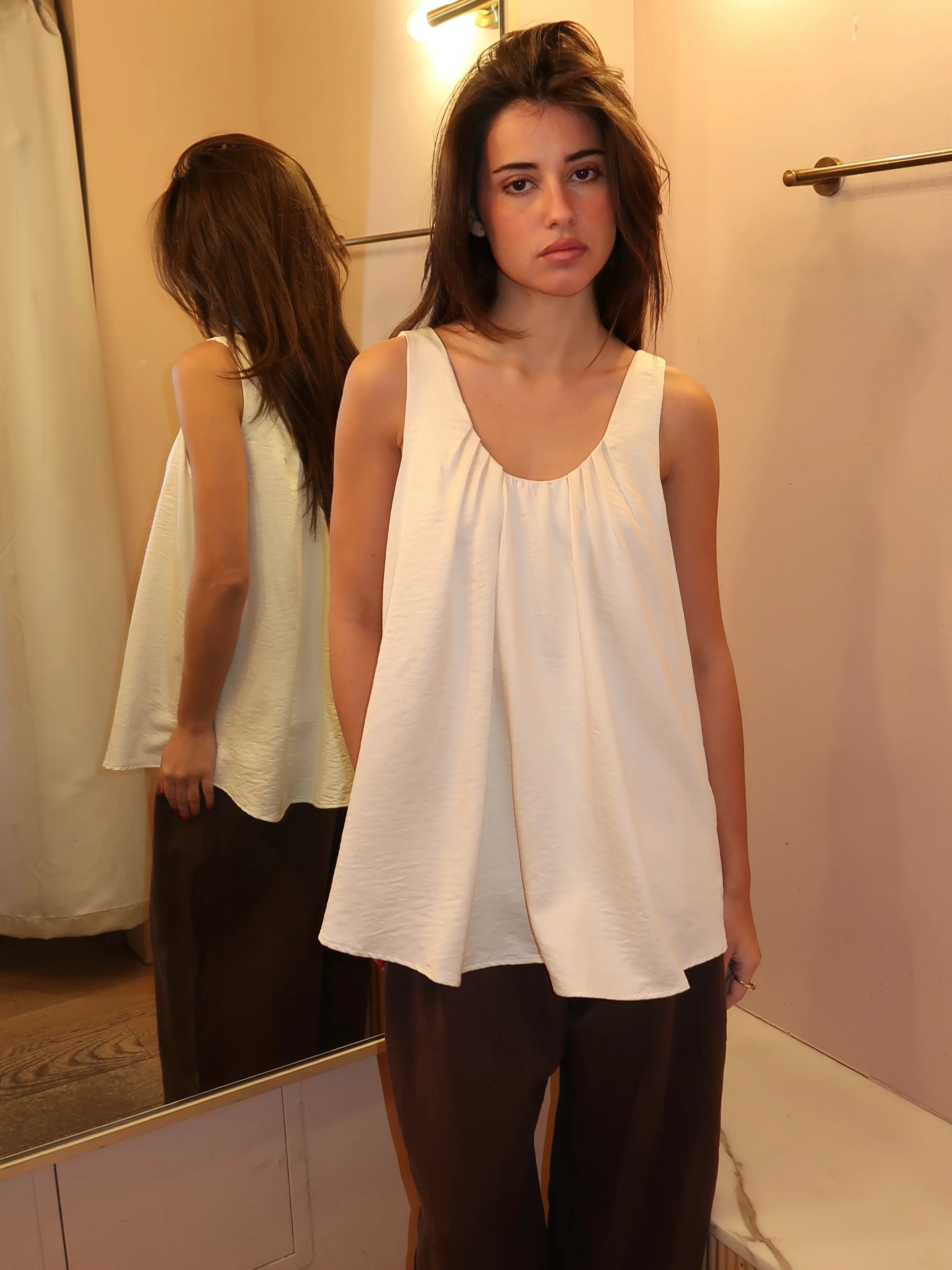 Santana Blouse in Cream - Image 4