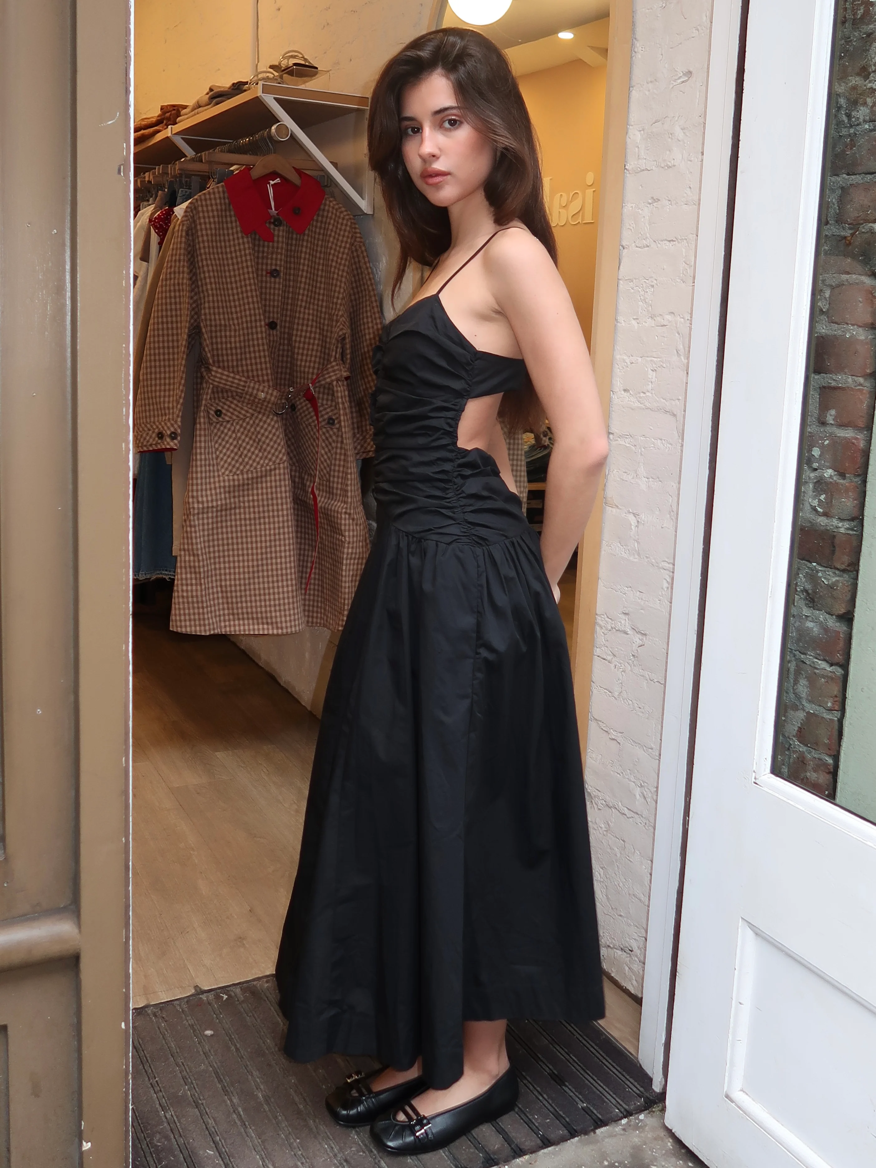 Sawtelle Dress in Black - Image 2