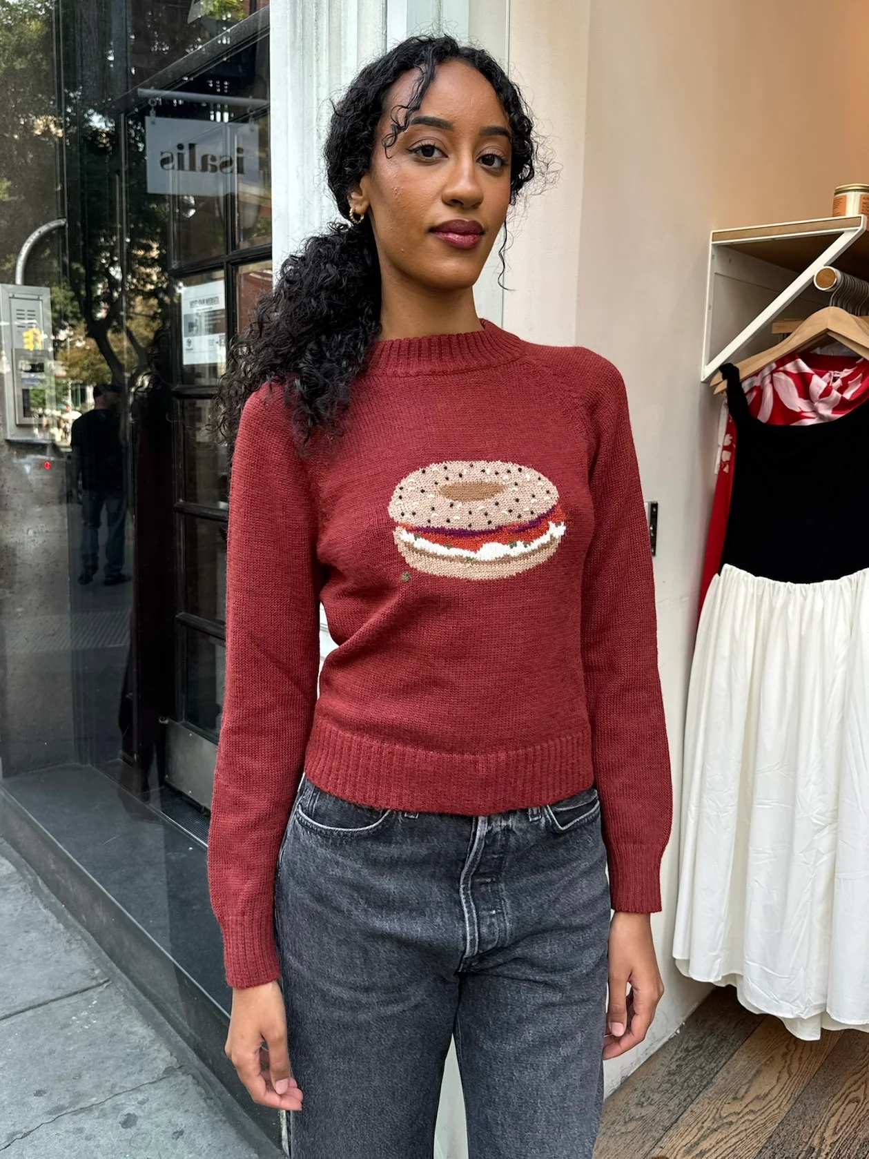 Schmear Sweater in Burnt Sienna - Image 4