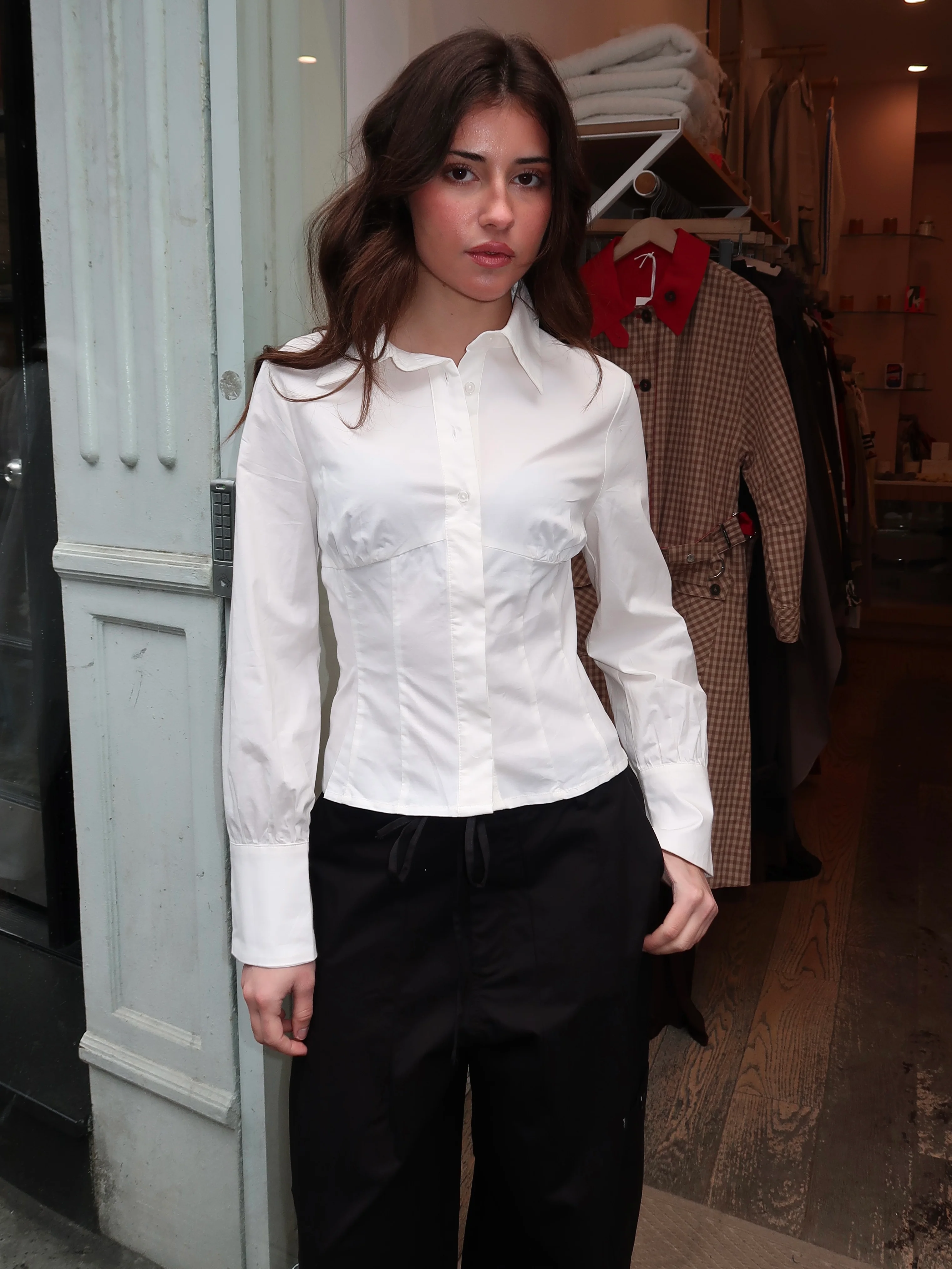 Scorpio Corset Long Sleeve in White - Image 2