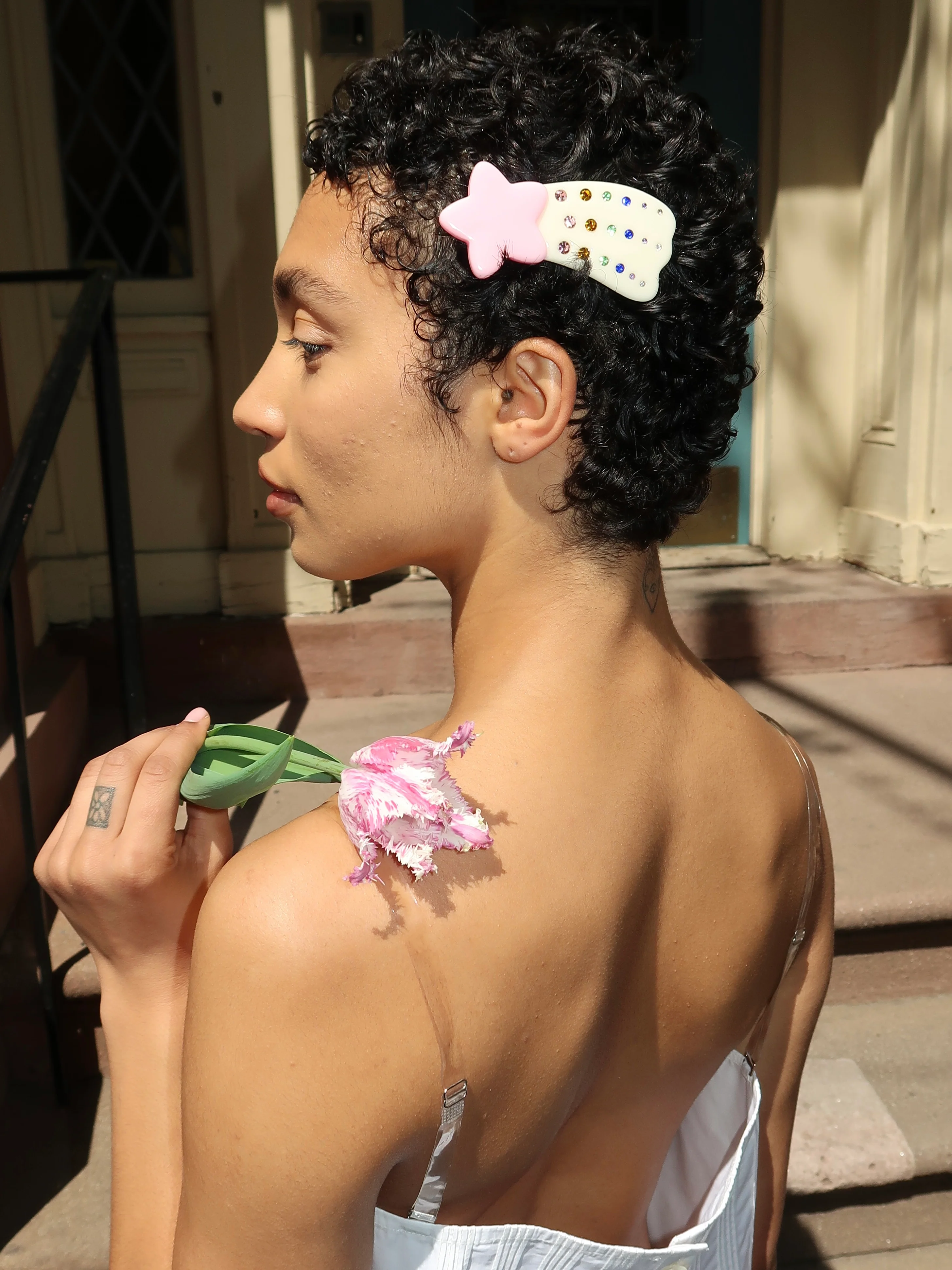 Shooting Star Hairclip in Pink - Image 2