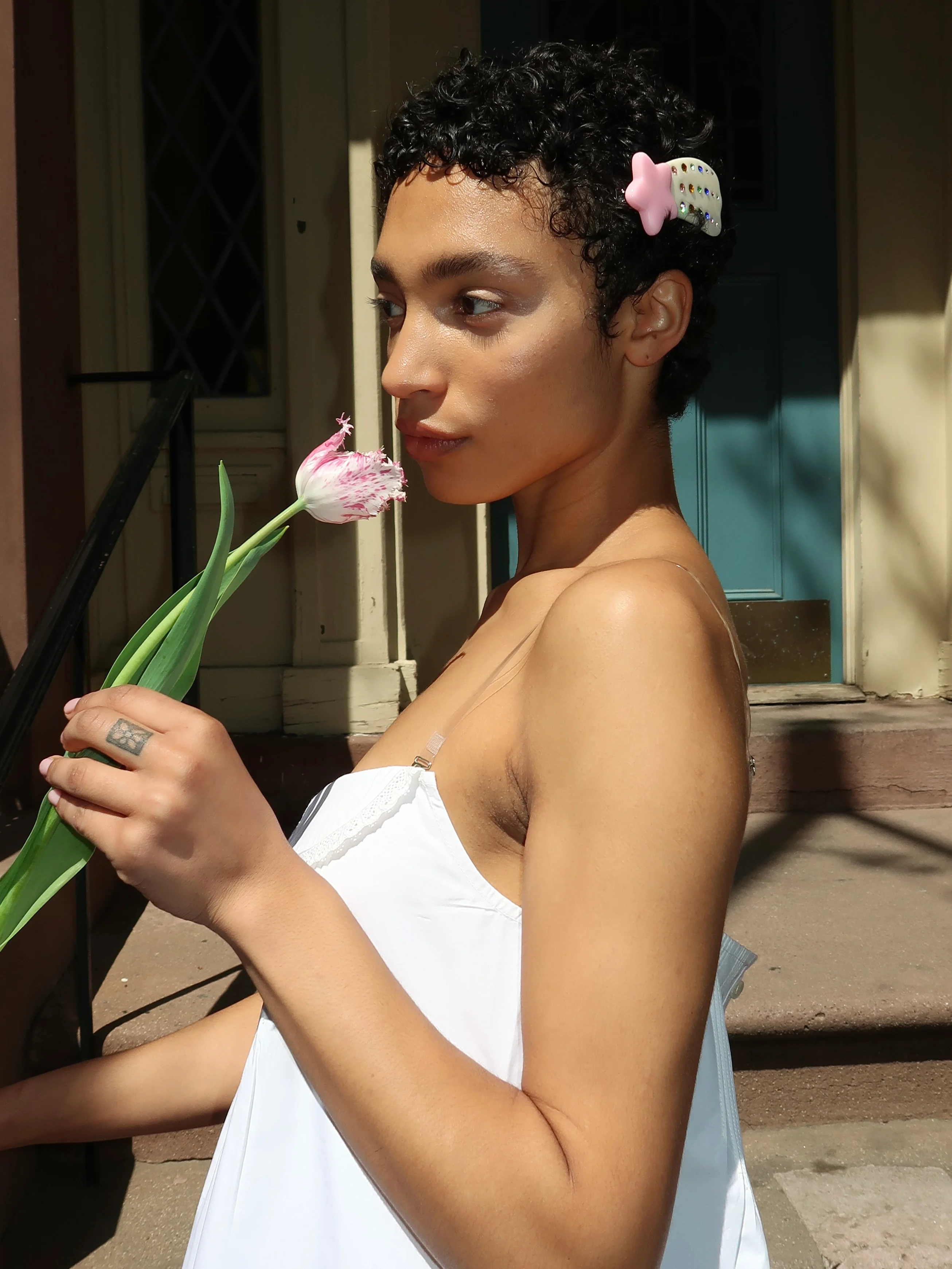 Shooting Star Hairclip in Pink - Image 3