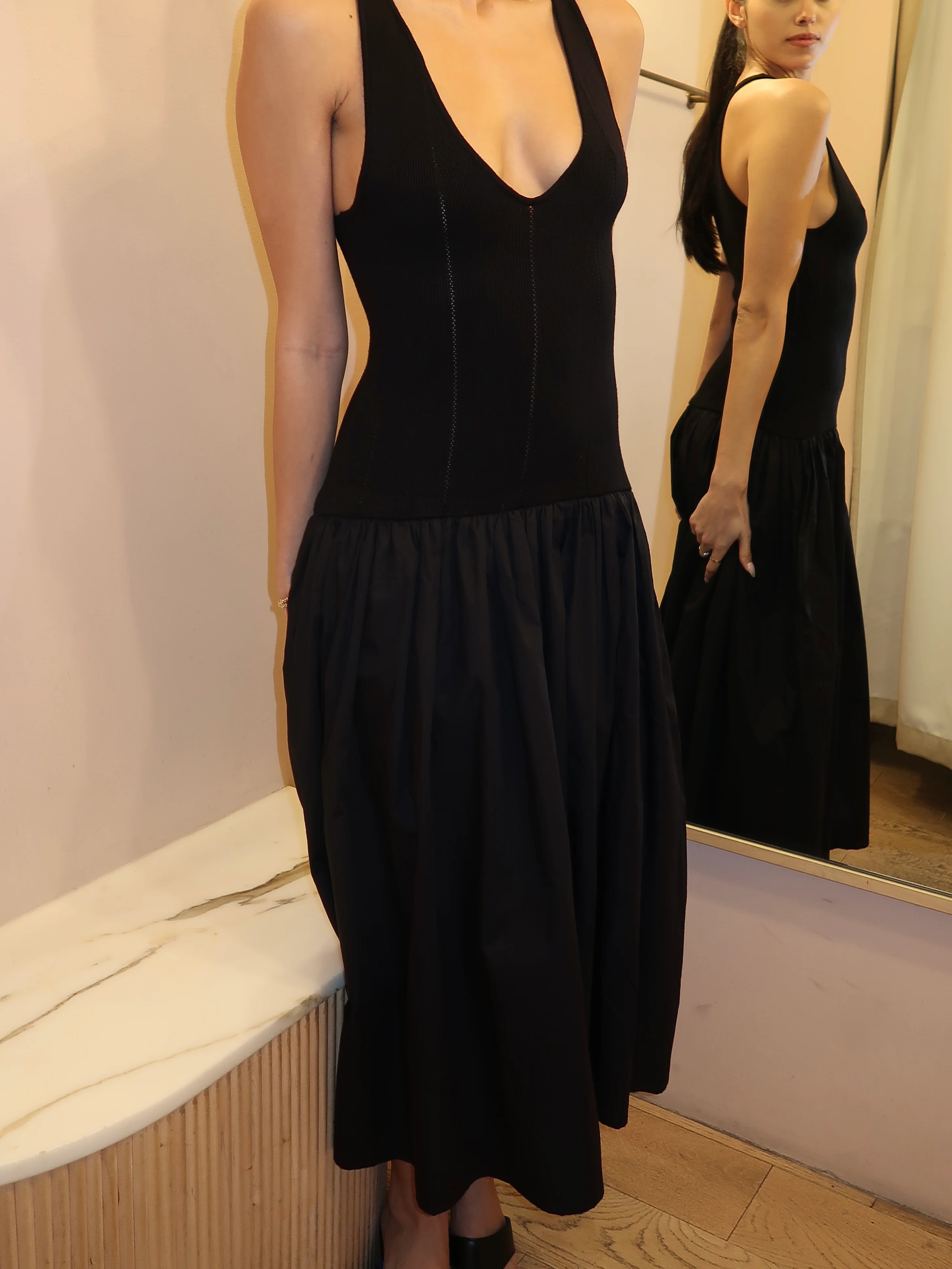 Siena Dress in Black - Image 4