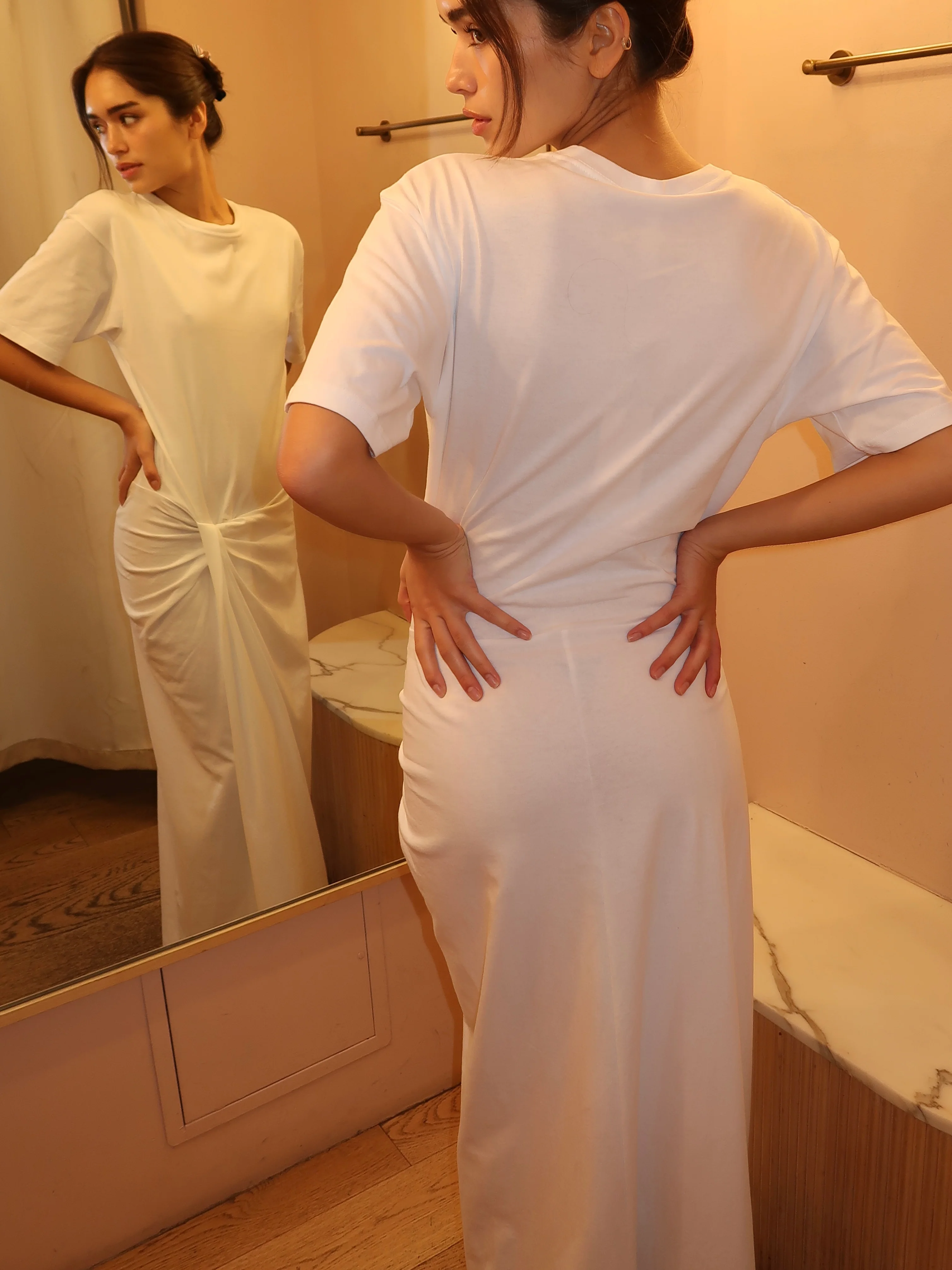 Simi Maxi Dress in White - Image 3