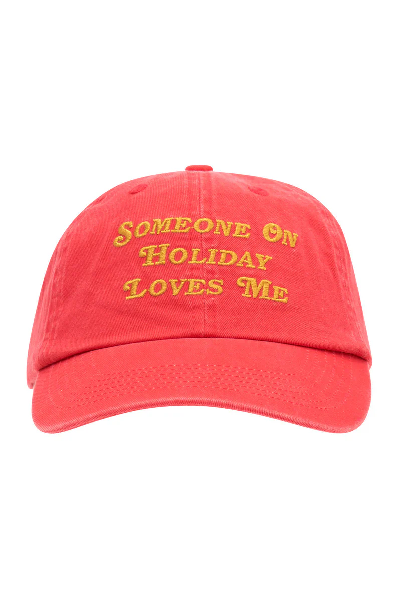 Someone On Holiday Cap in Red - Image 3