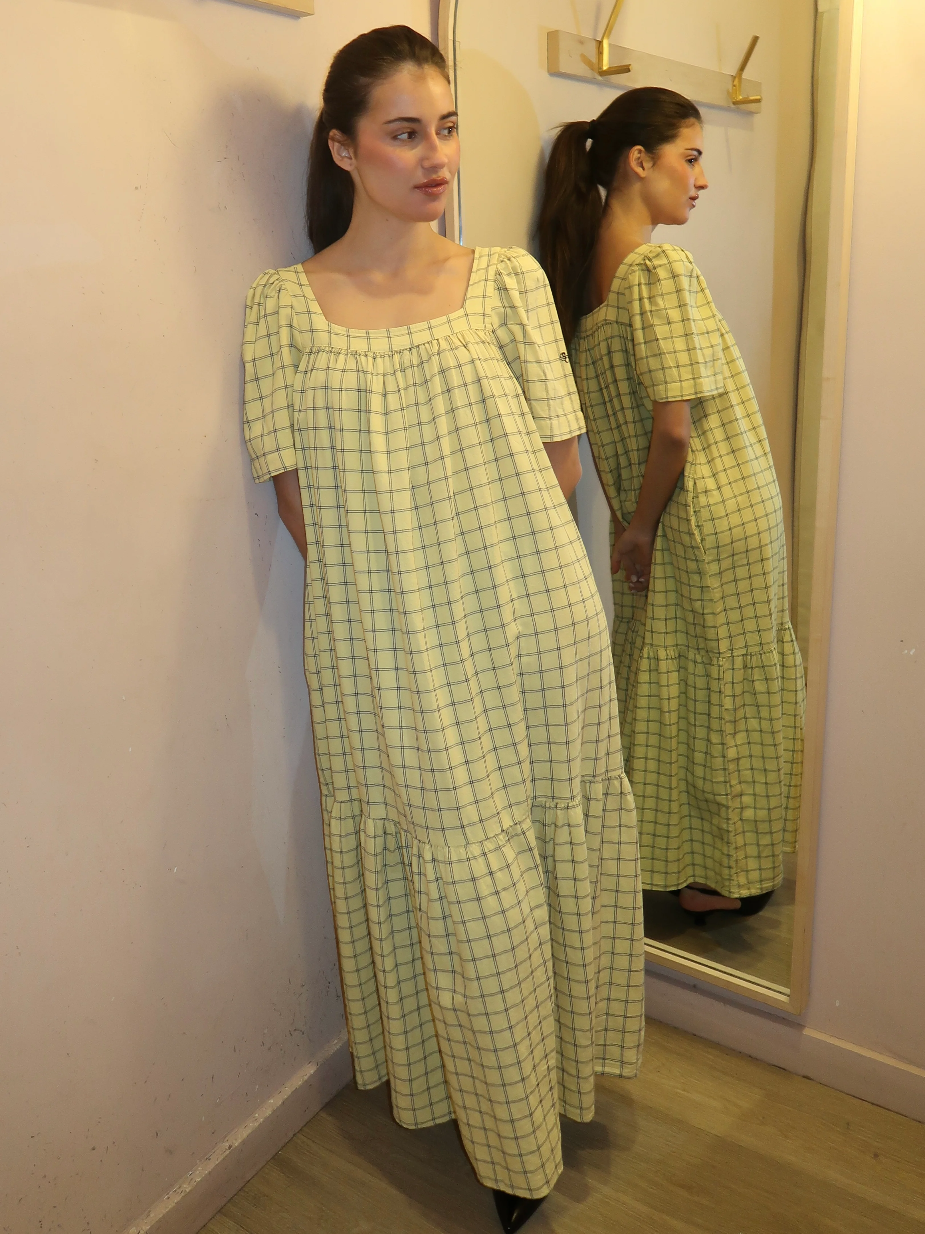 Spicy Window Bambula Crep Dress