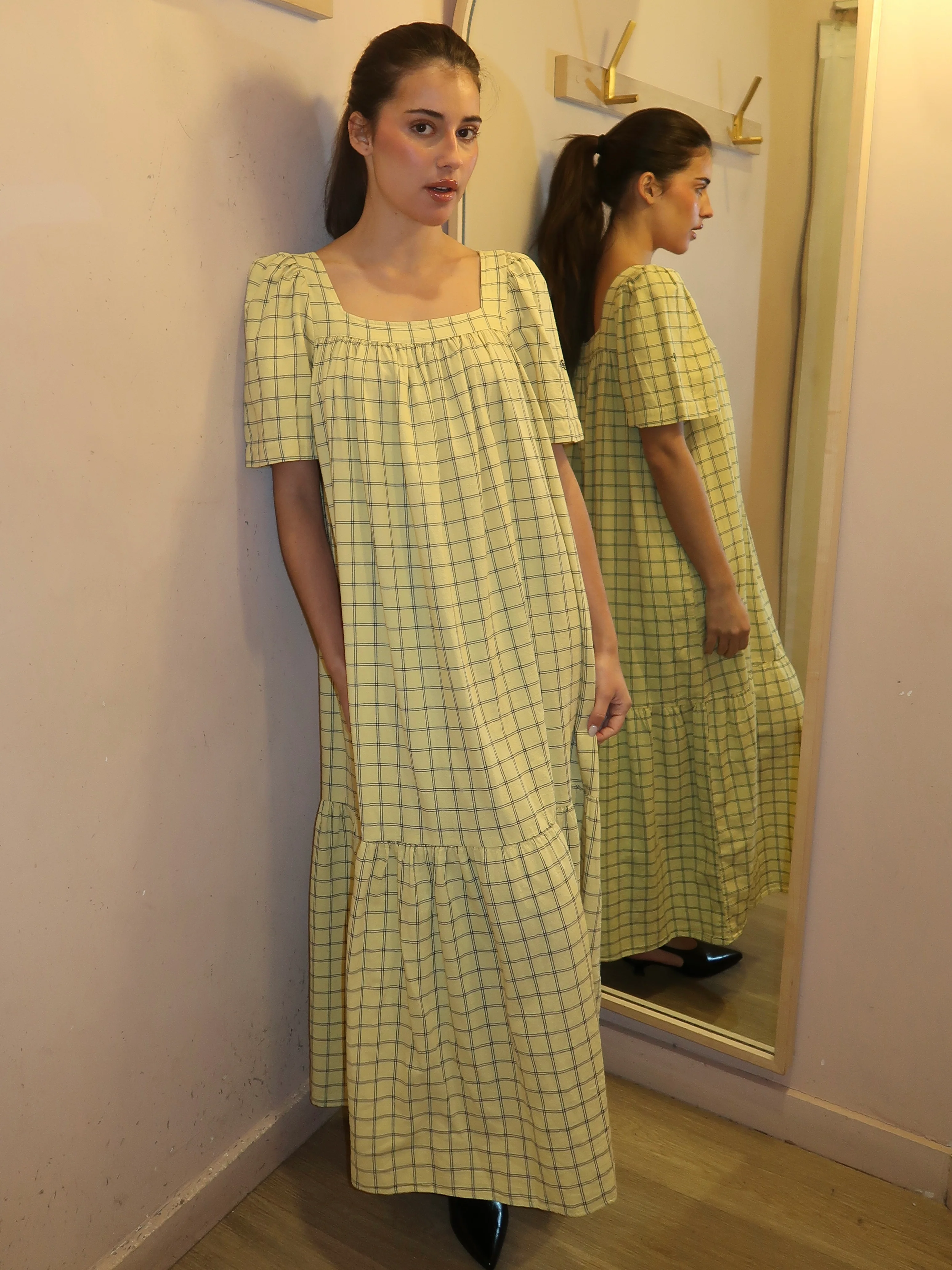 Spicy Window Bambula Crep Dress - Image 4