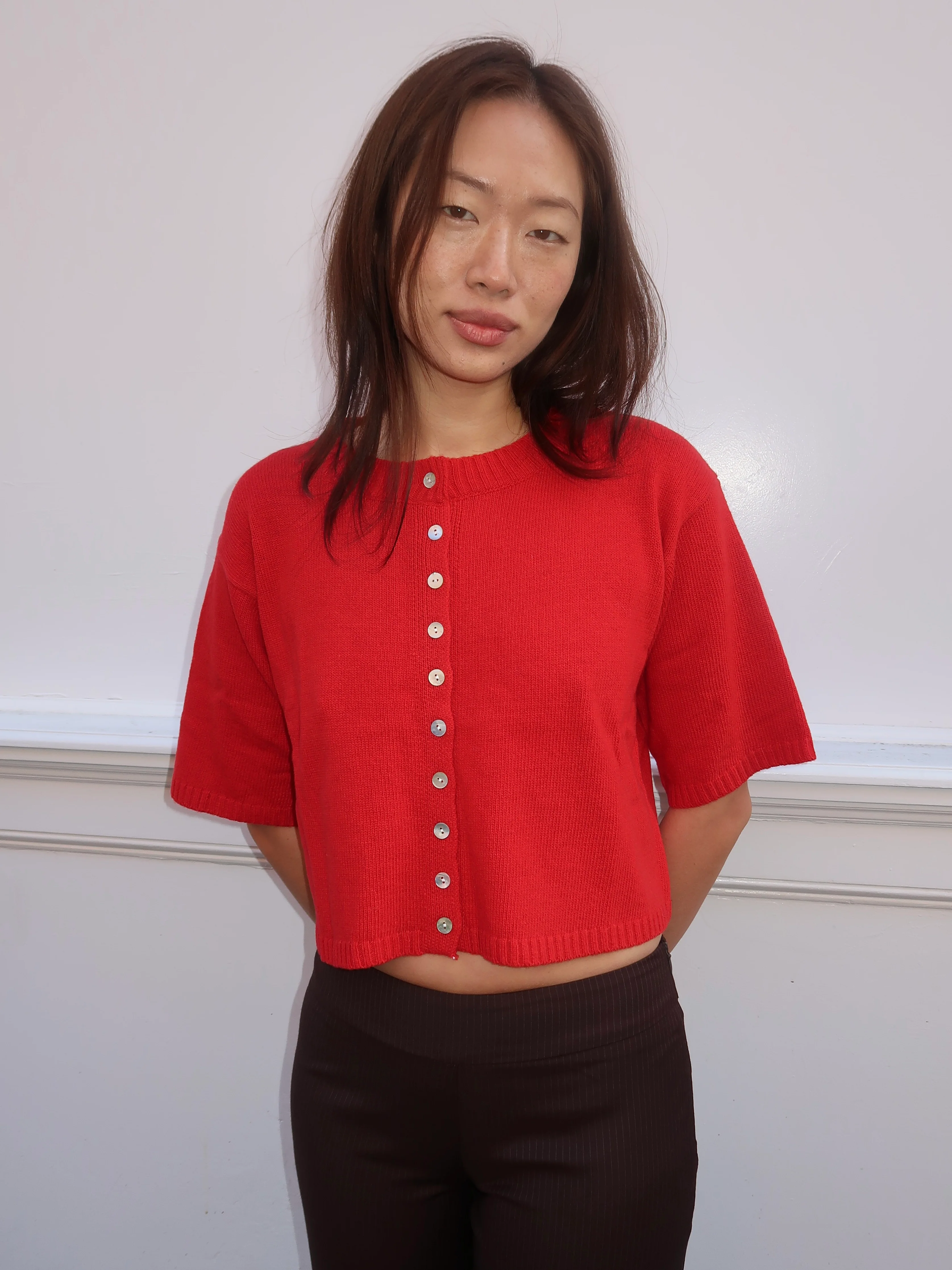 Stacey Cardi in Red