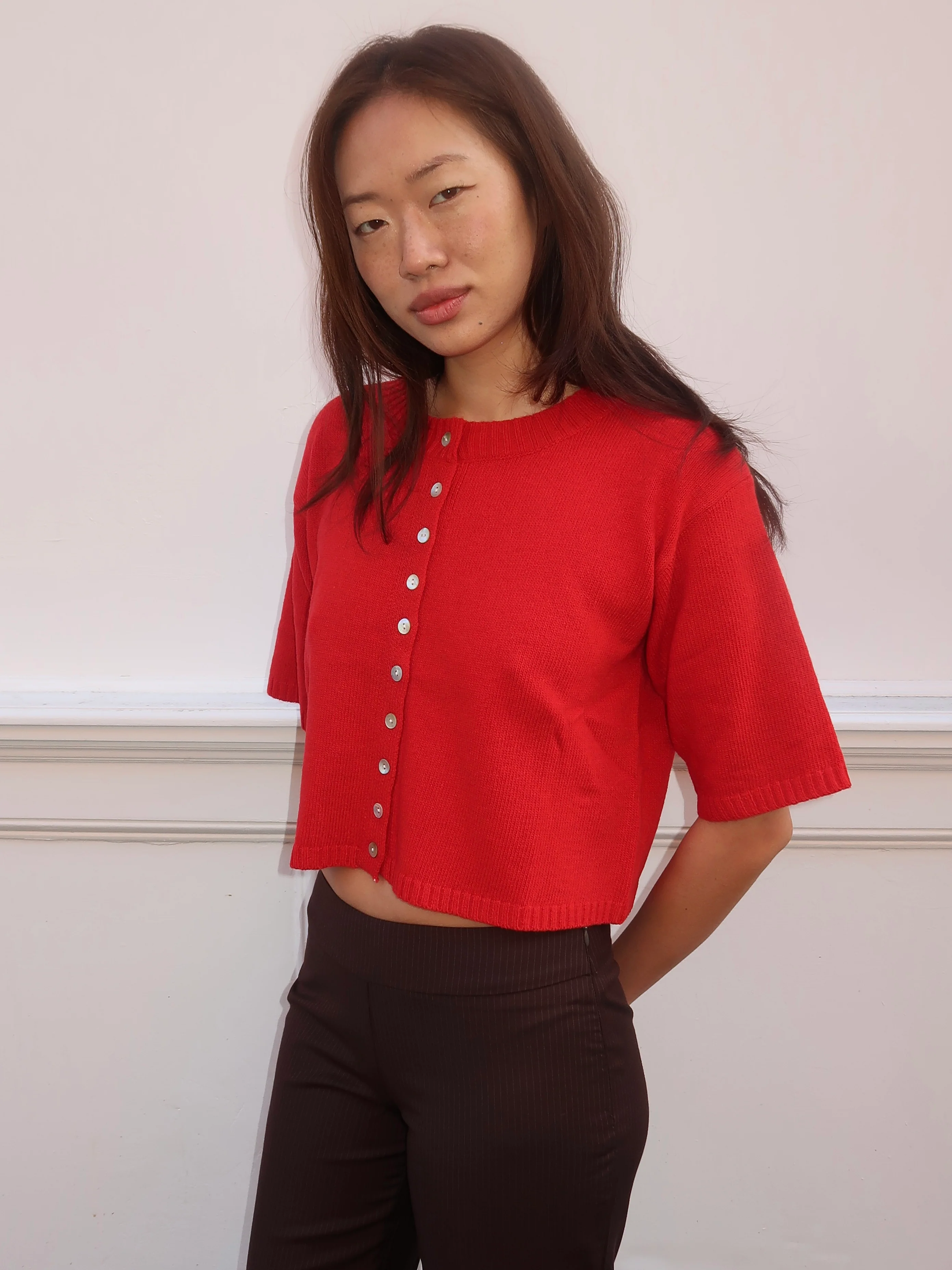 Stacey Cardi in Red - Image 4