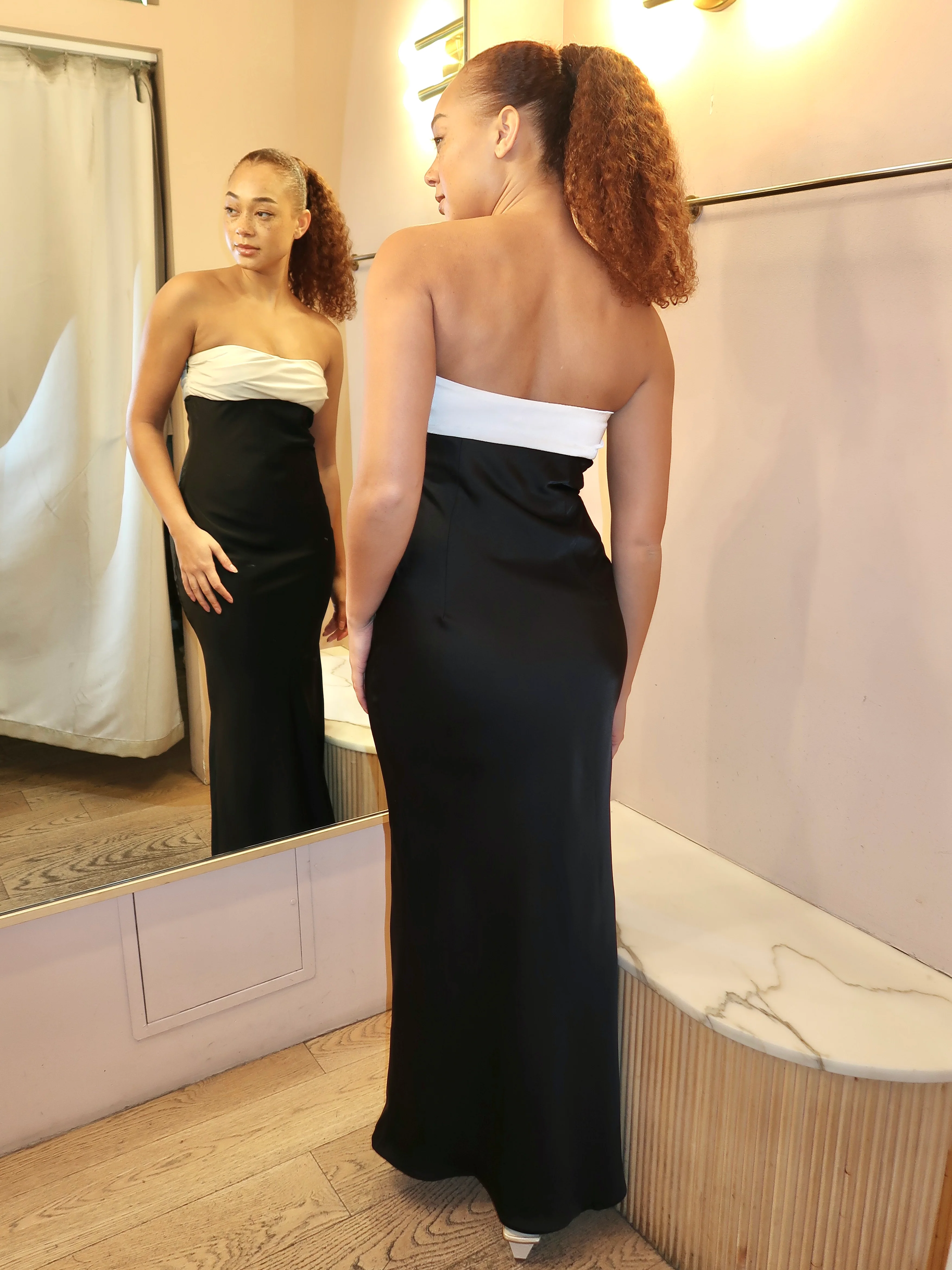 Sunset Dress in Black - Image 3