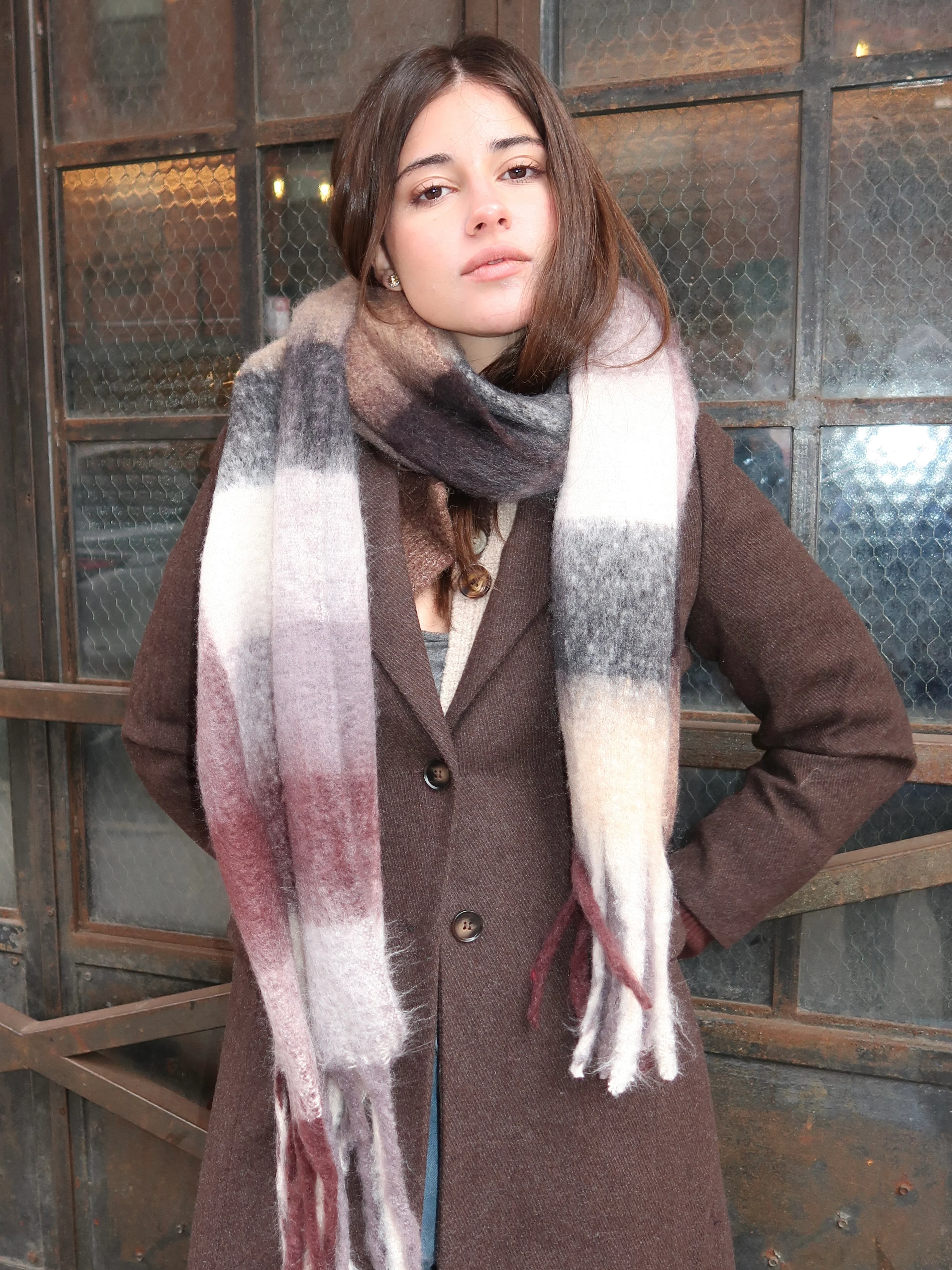 Sweetheart Scarf in Purple Fade - Image 4