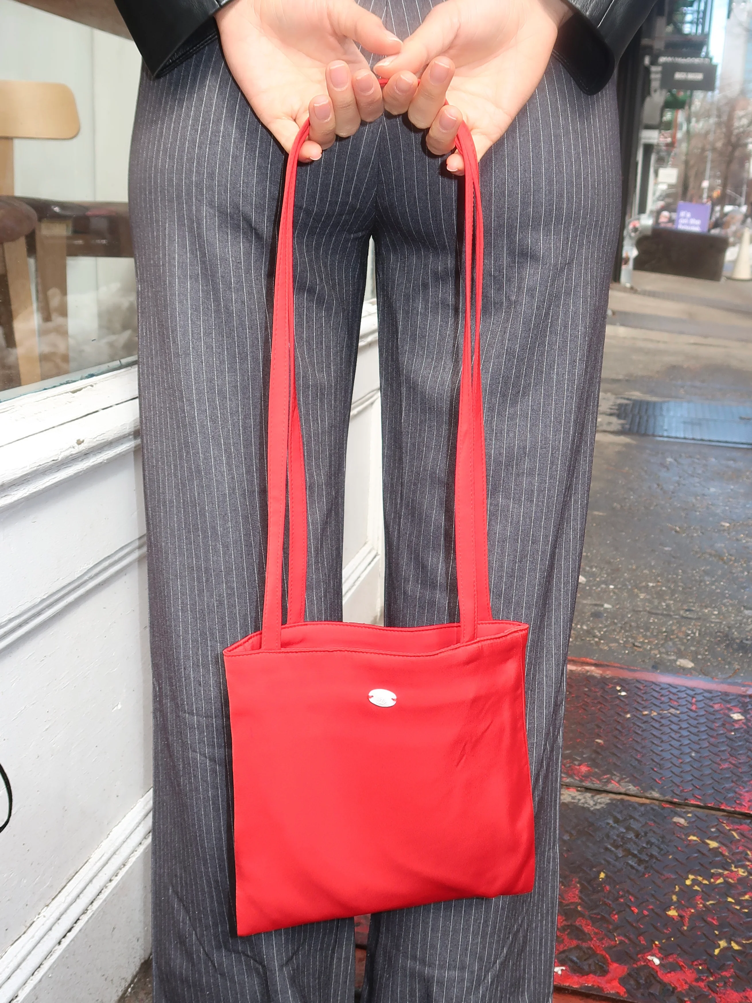Tara Shoulder Purse in Tomato