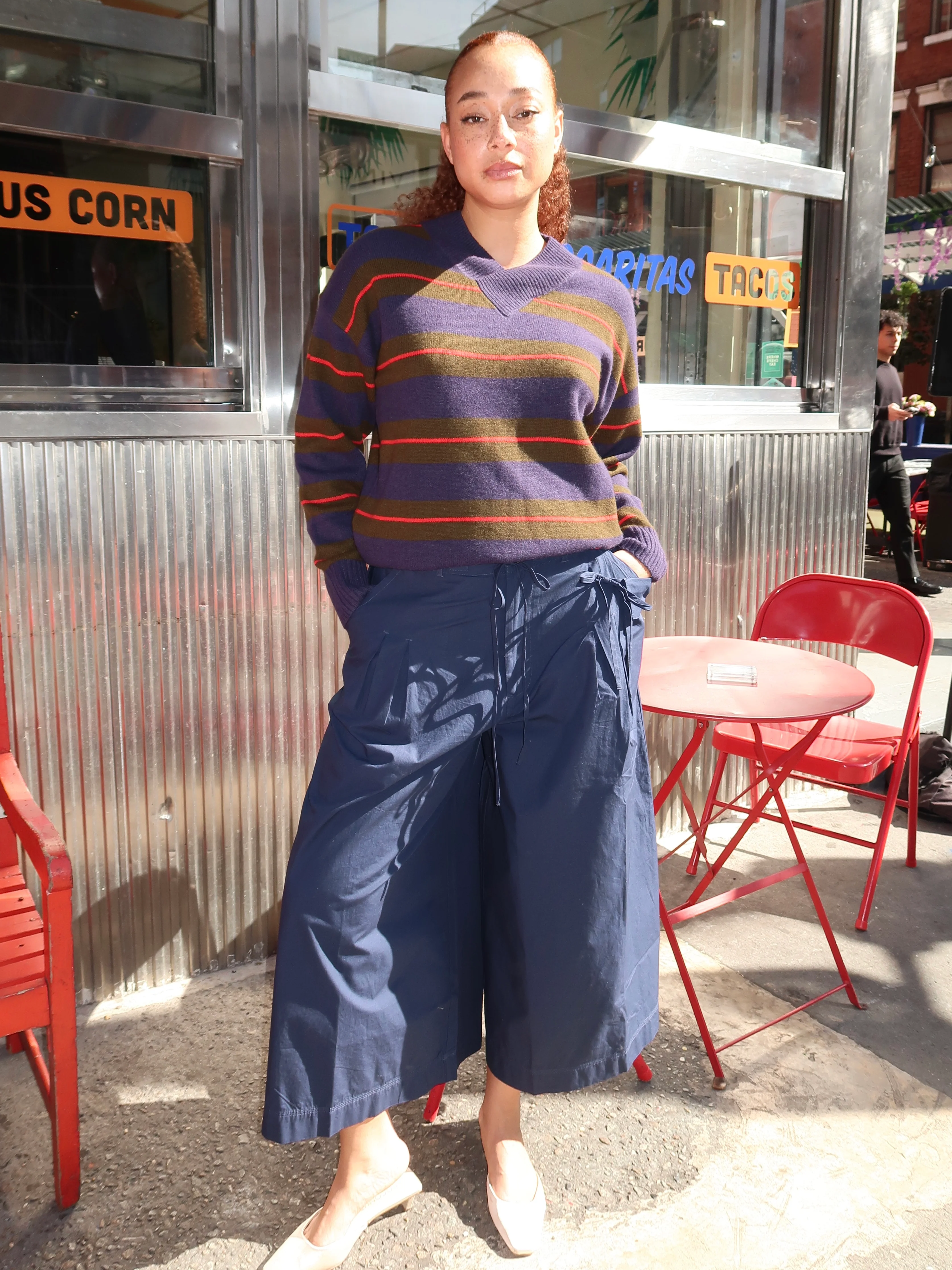 Tatiana Culotte in Navy