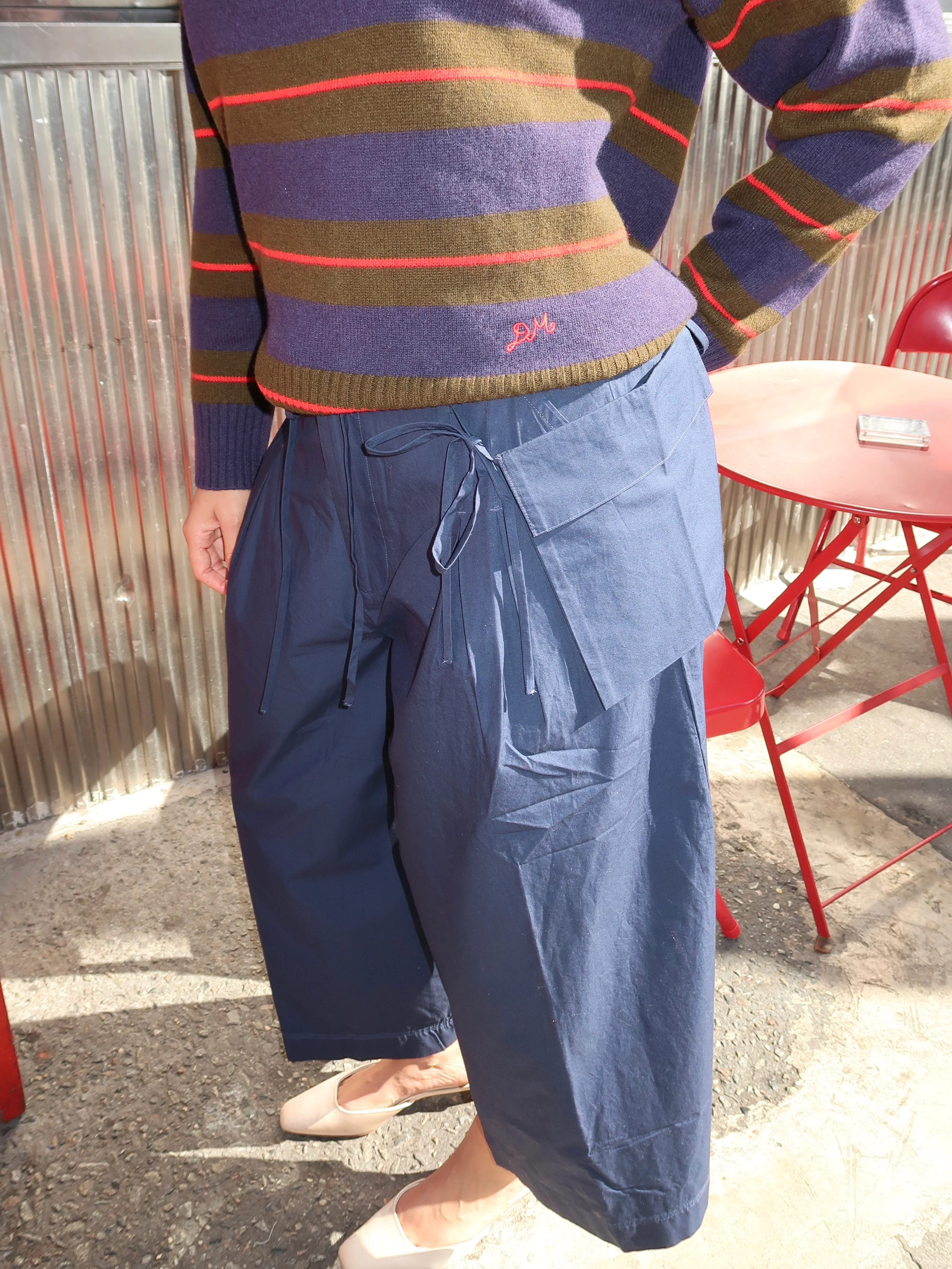 Tatiana Culotte in Navy - Image 4