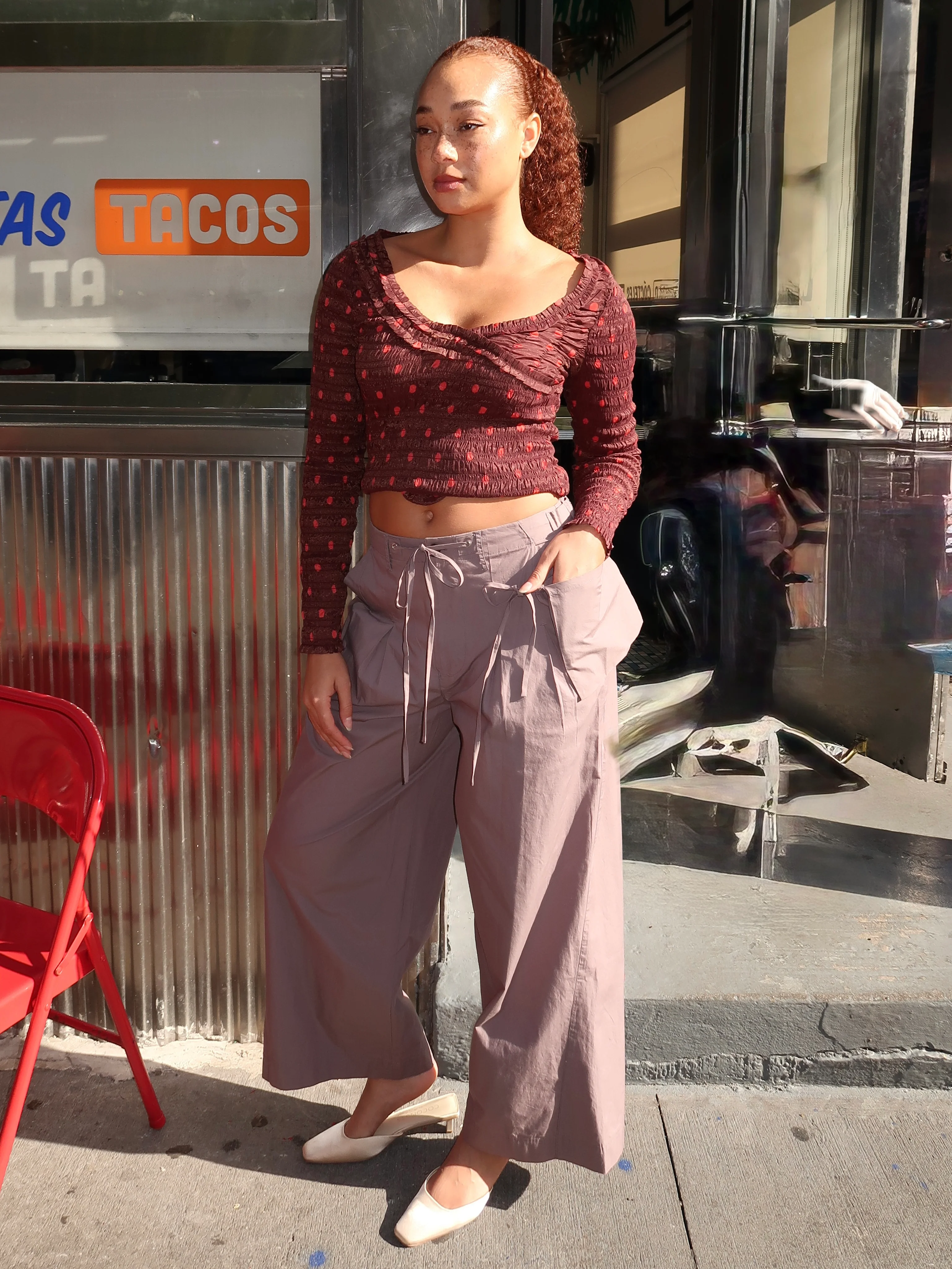 Tatiana Trouser in Grey