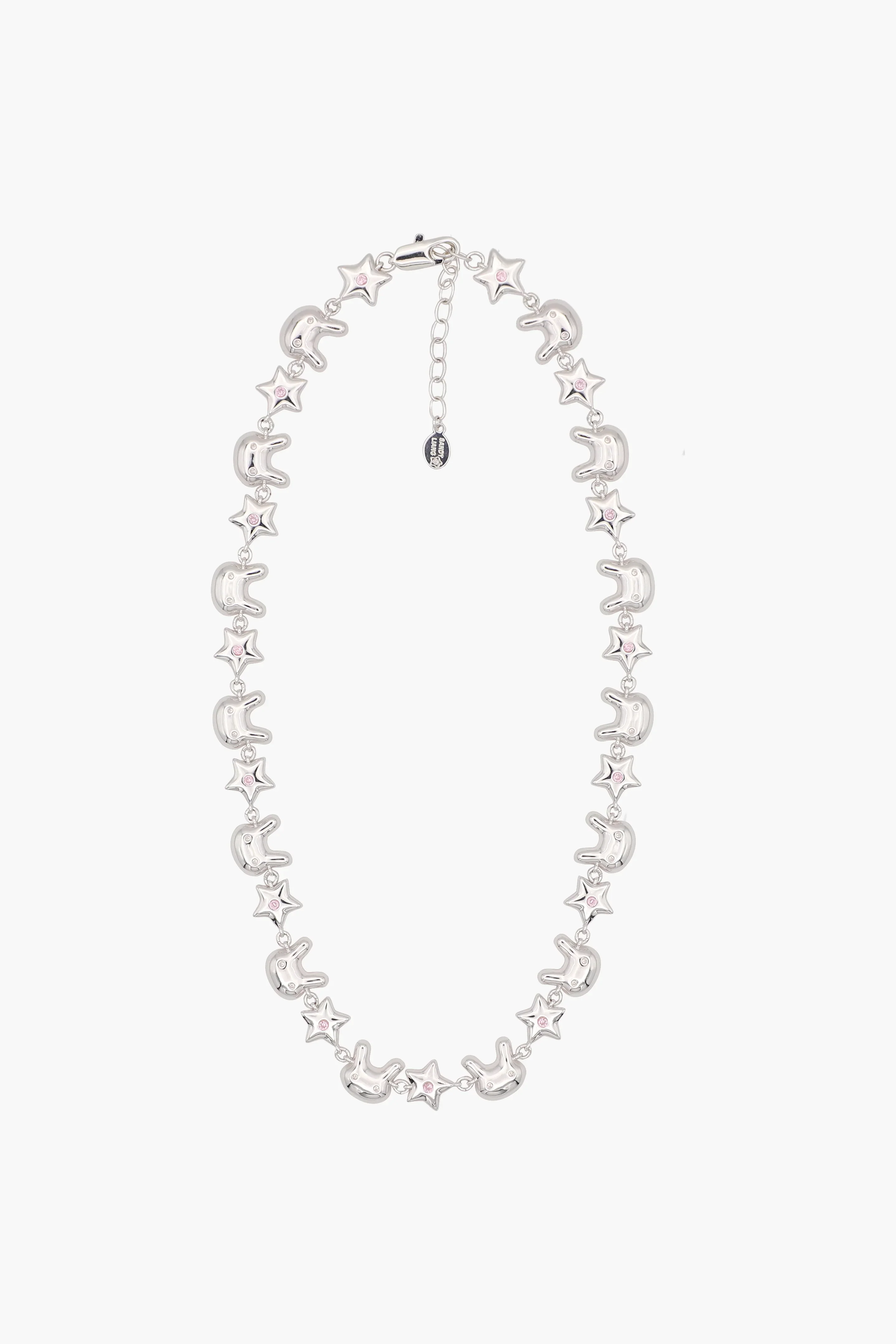 Terminator Bunny Star Necklace in Silver - Image 2