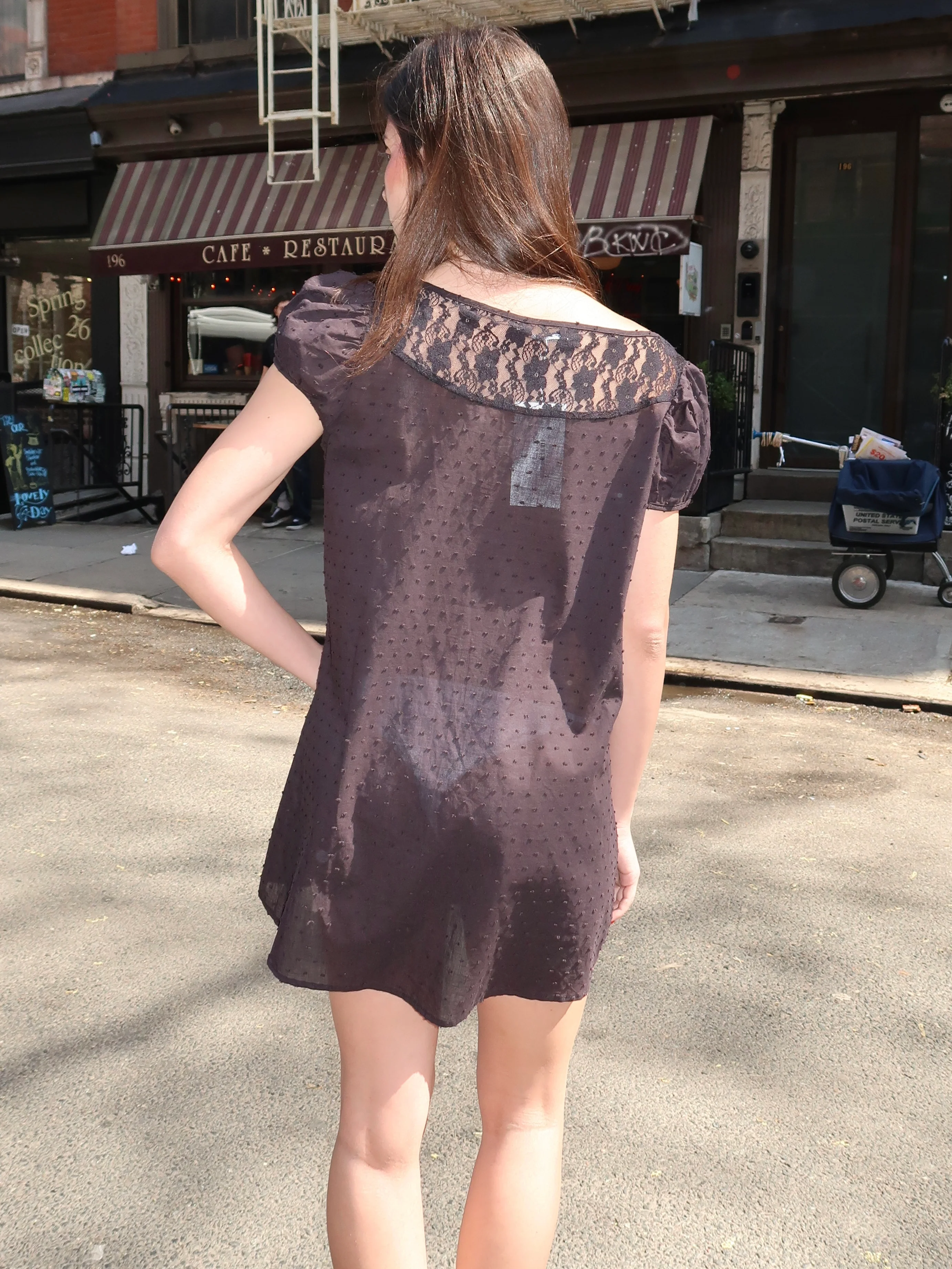 The Margaret Dress in Black - Image 3