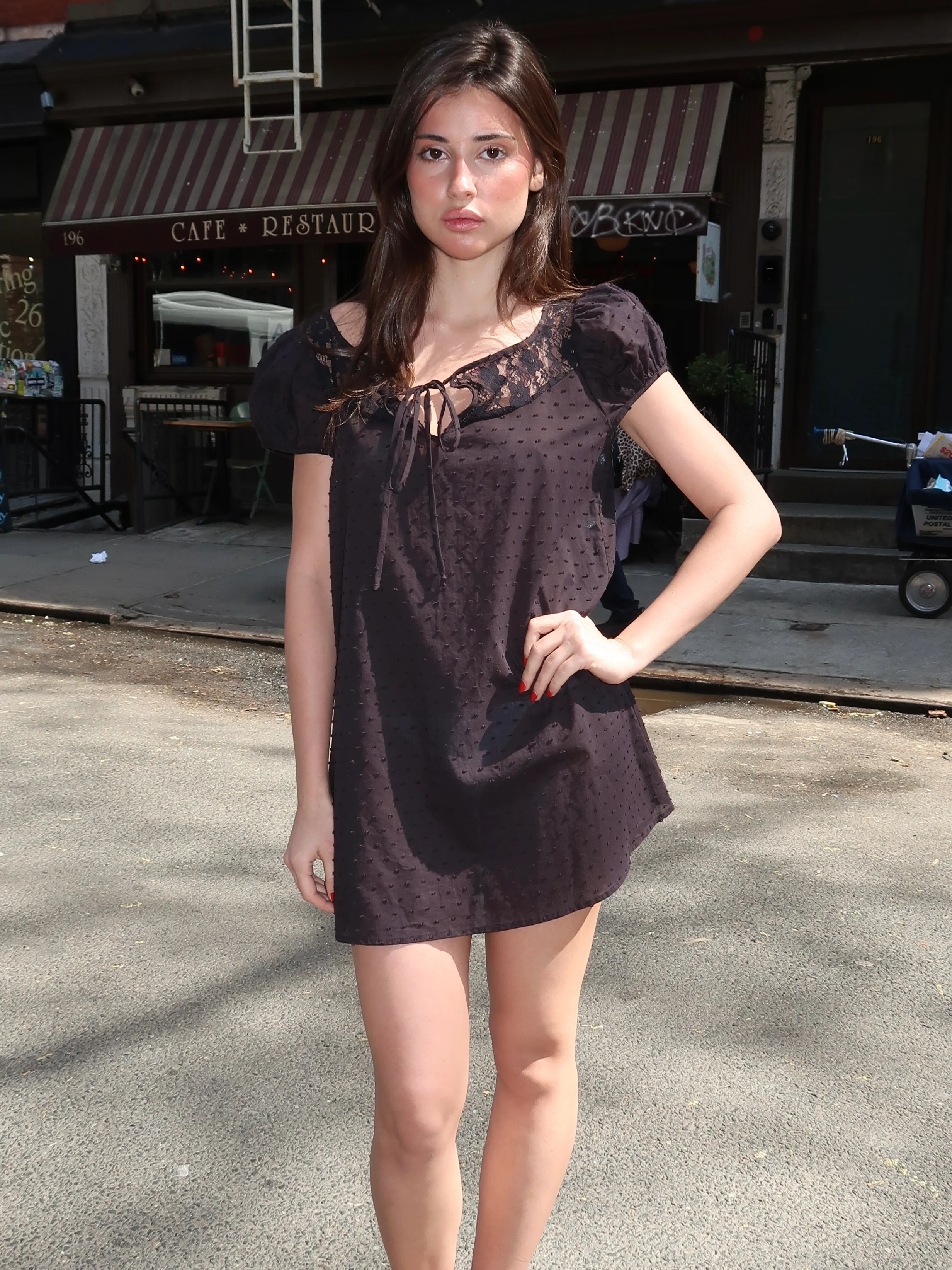 The Margaret Dress in Black - Image 4