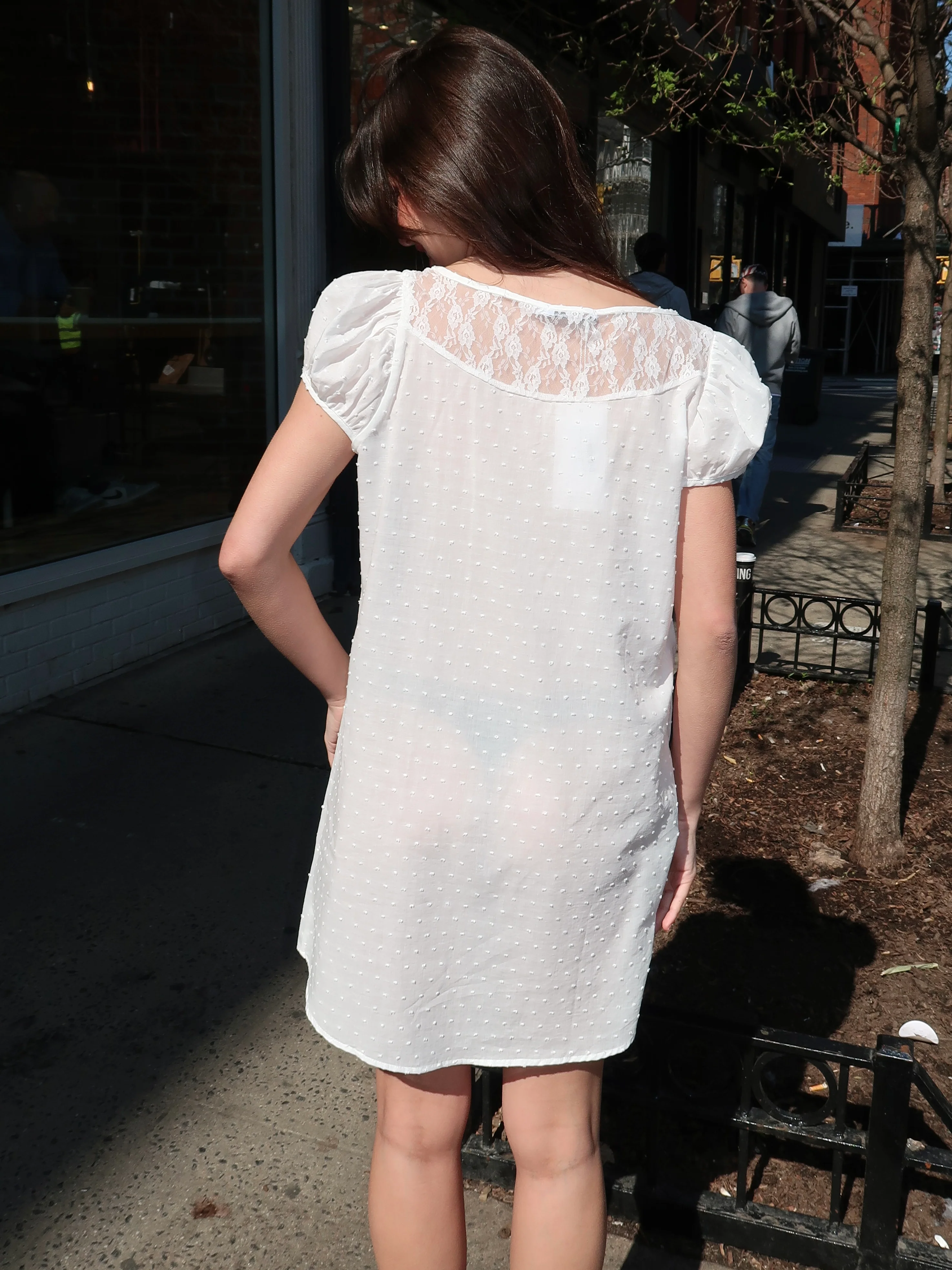 The Margaret Dress in White - Image 3
