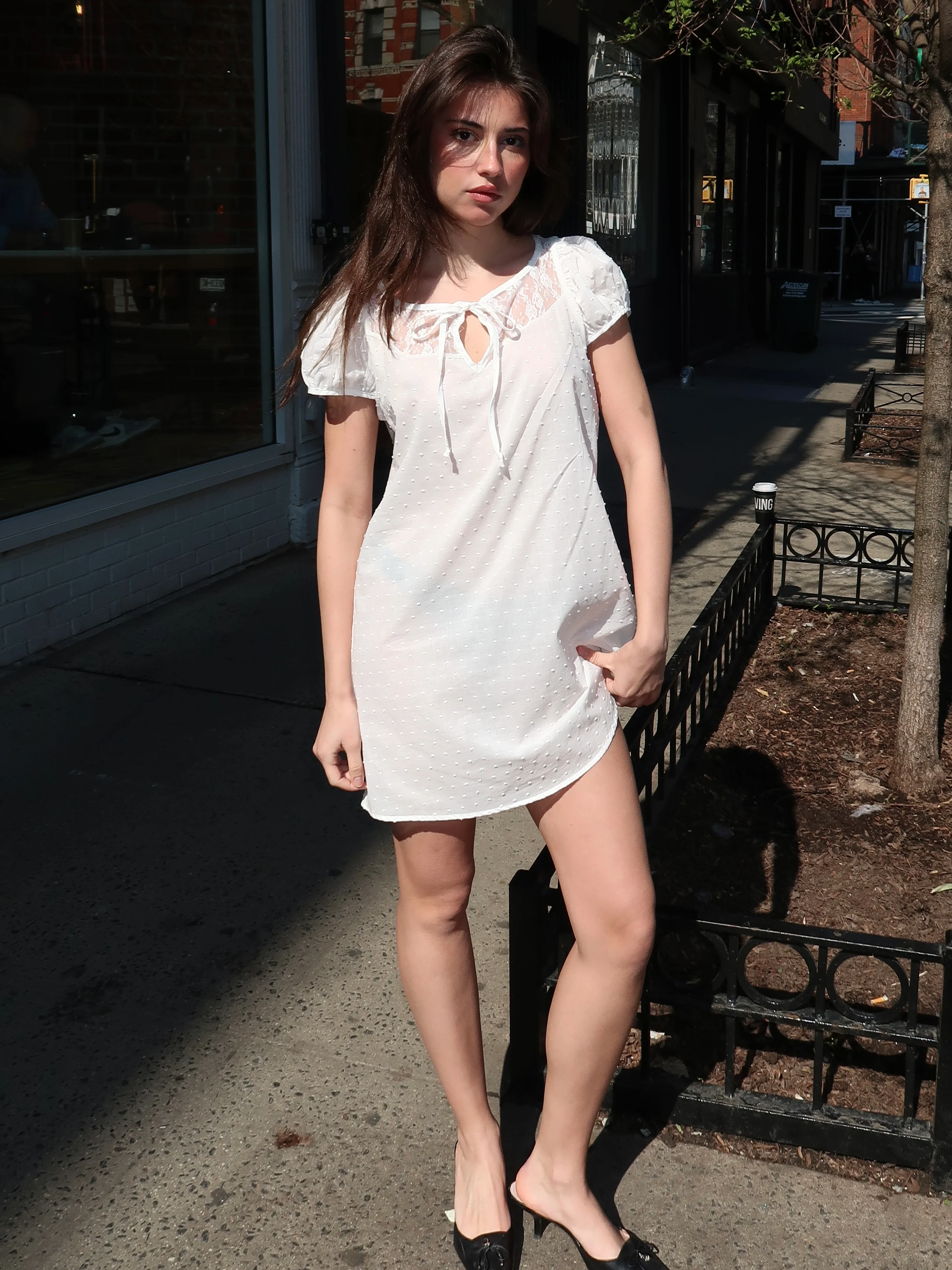 The Margaret Dress in White - Image 4