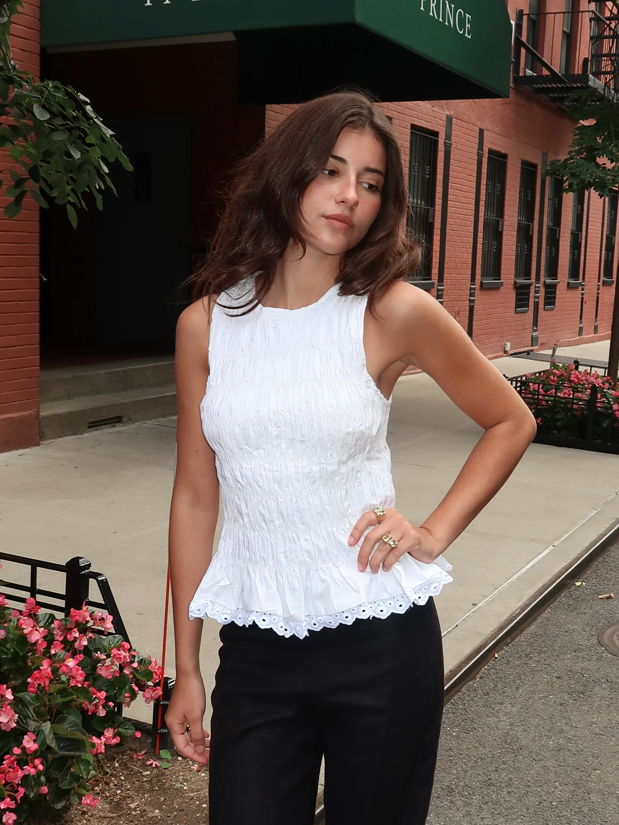 Thea Top in White - Image 4
