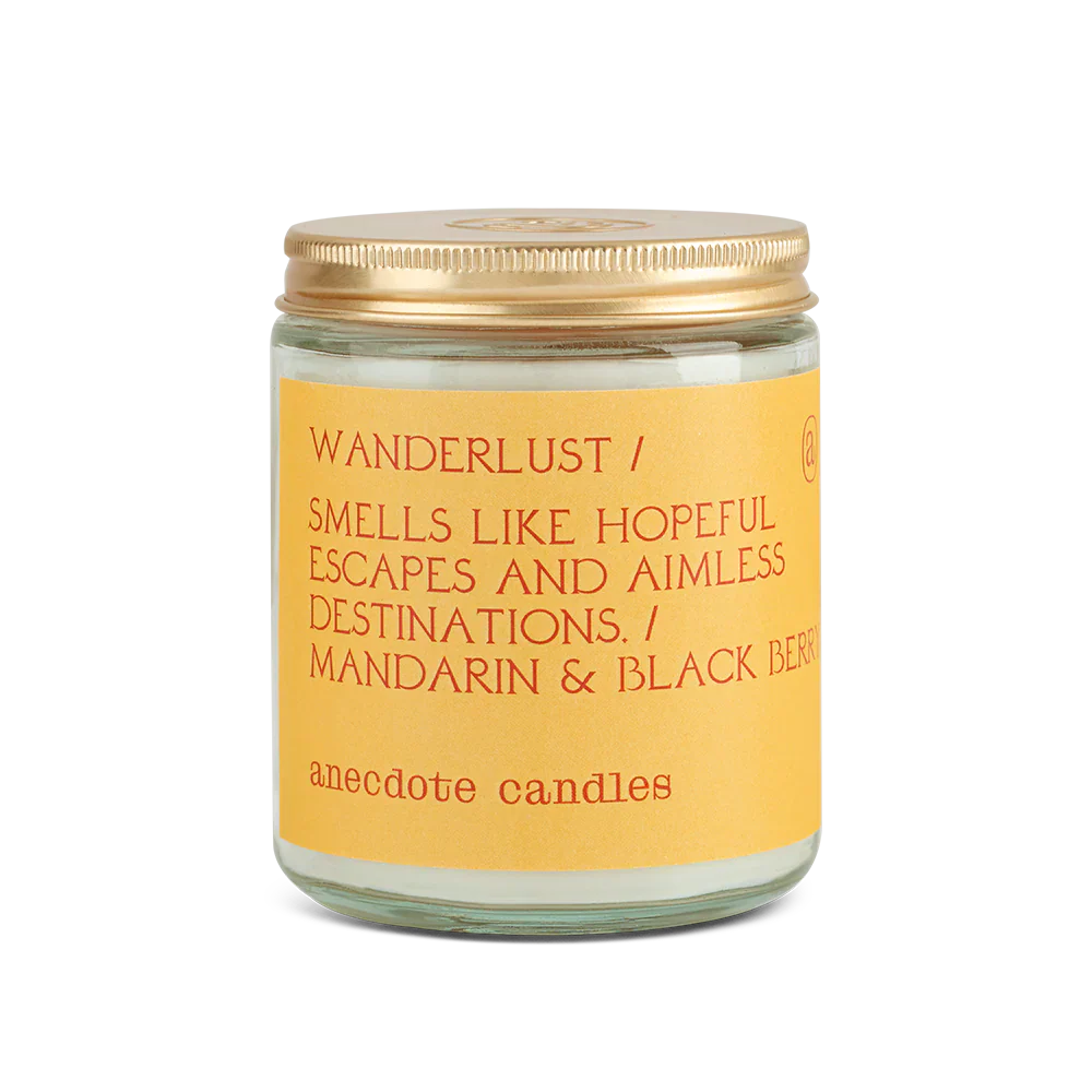 Wanderlust Glass Jar Candle